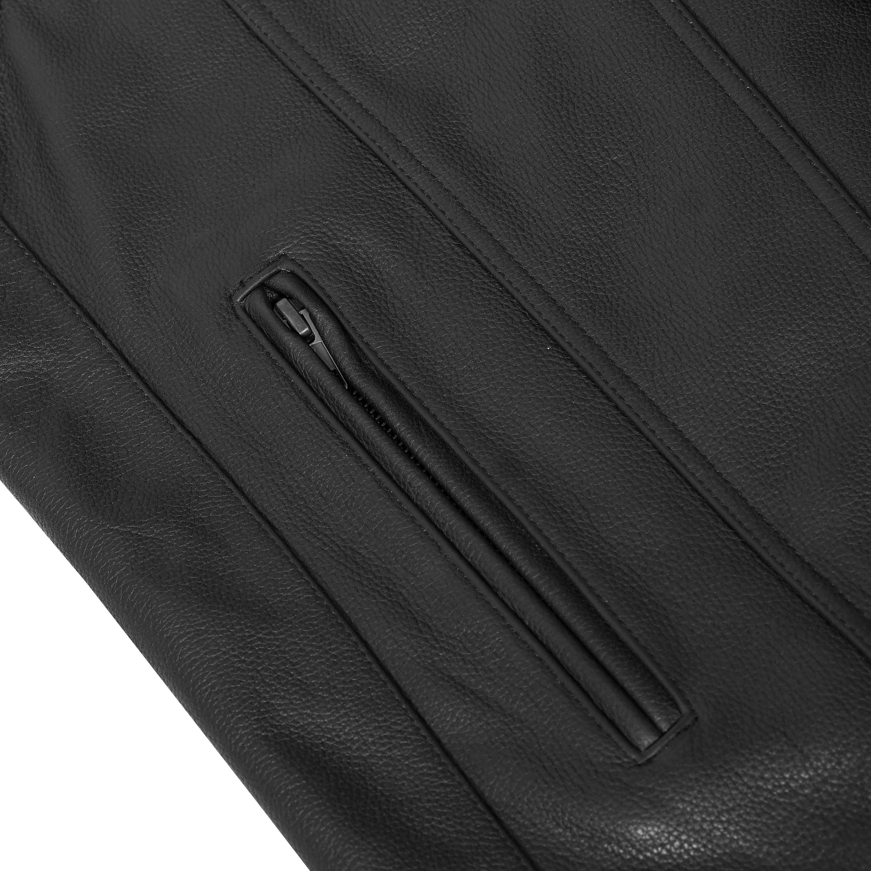 Flint™ Mens Leather Motorcycle Vest