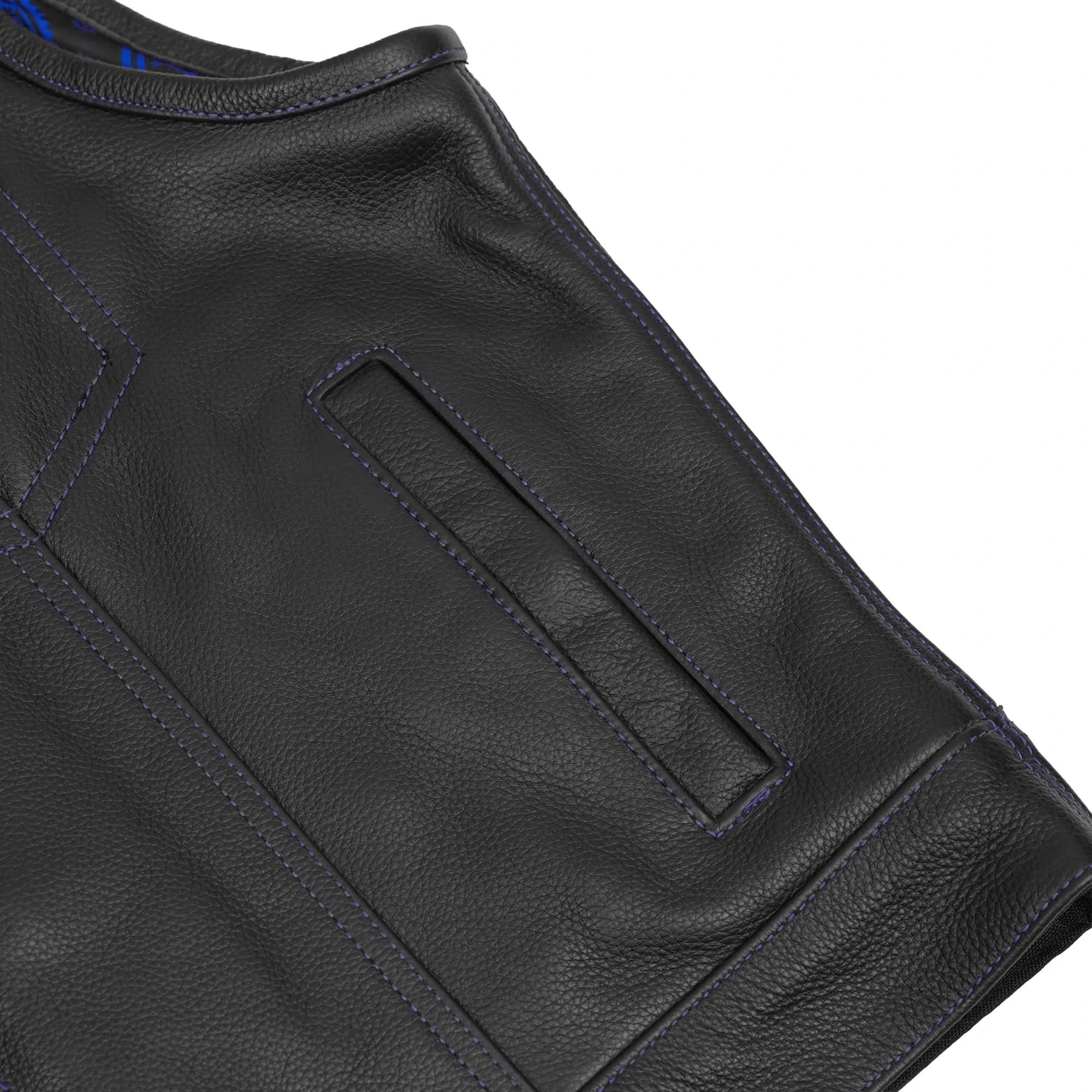 Django - Men’s Motorcycle Leather Vest