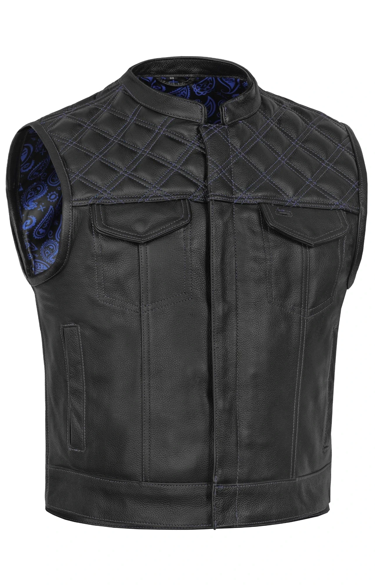 Django - Men’s Motorcycle Leather Vest