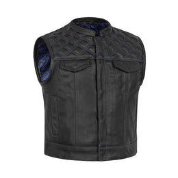 Cobalt Men’s Lowcut Motorcycle Leather Vest