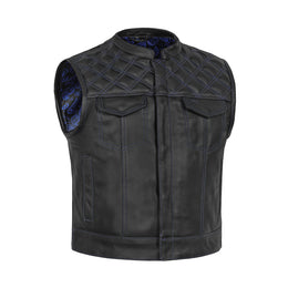 Cobalt Men’s Lowcut Motorcycle Leather Vest