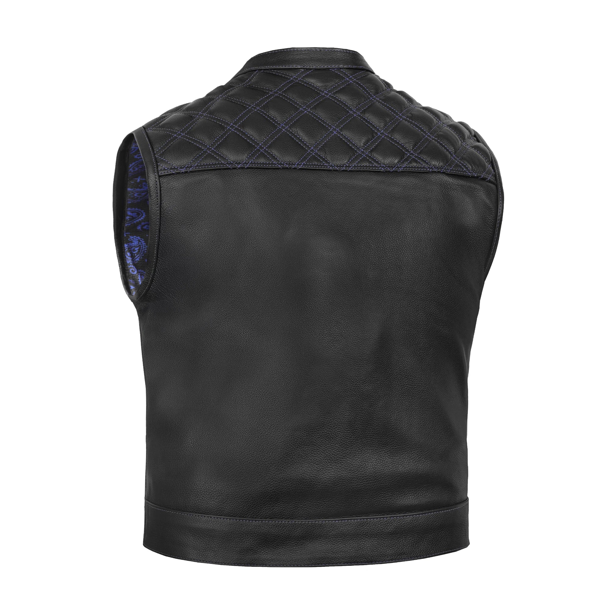 Cobalt Men’s Lowcut Motorcycle Leather Vest
