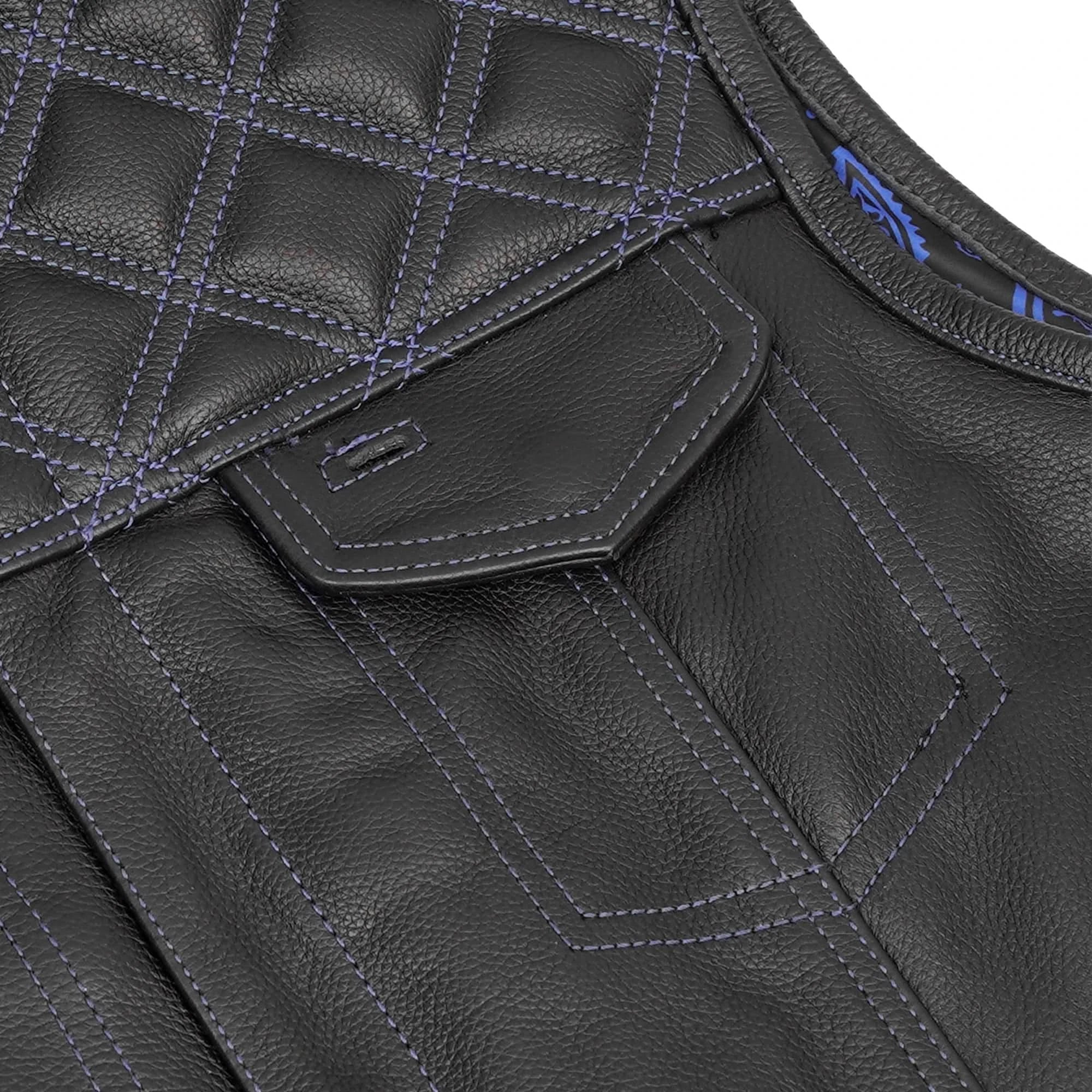 Django - Men’s Motorcycle Leather Vest
