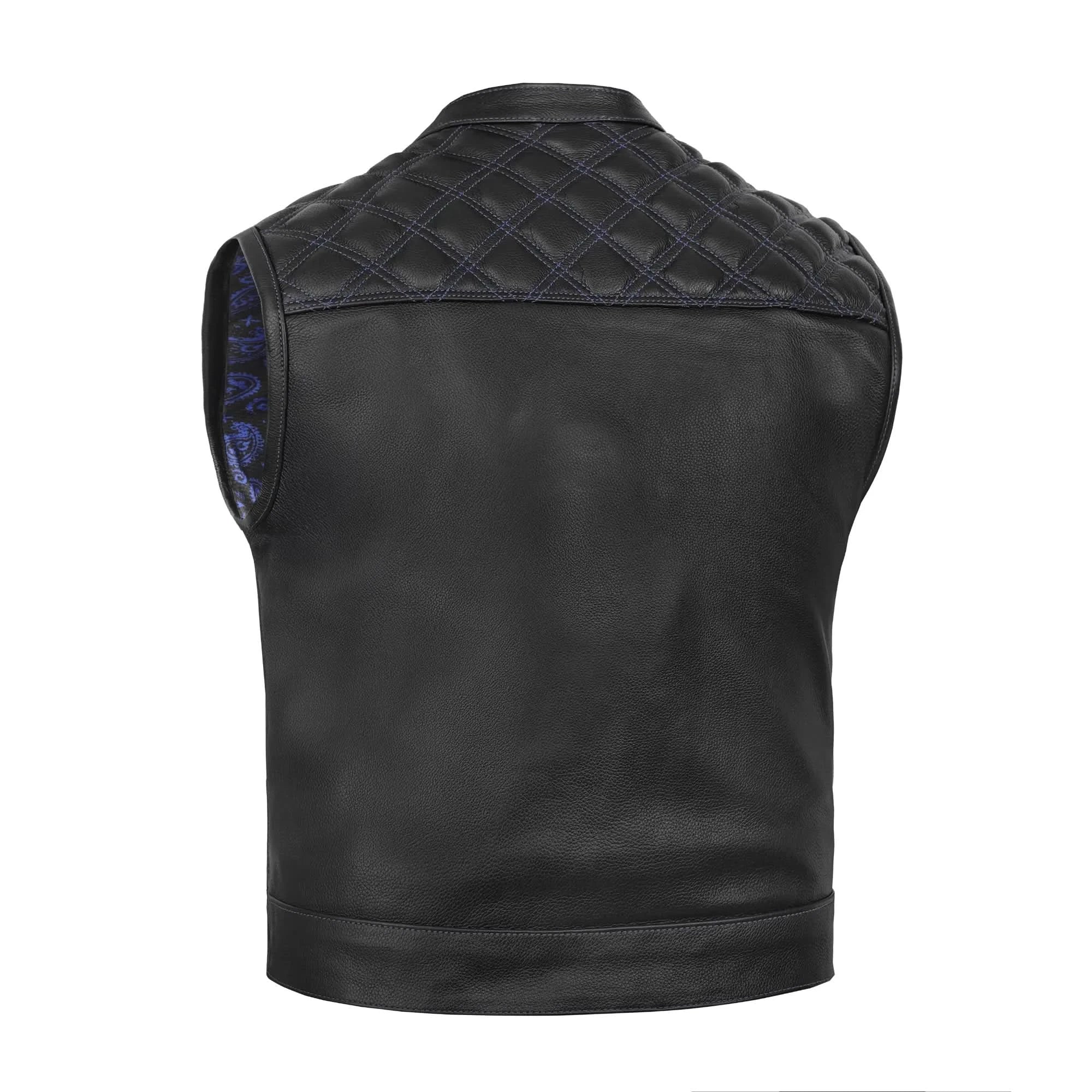 Darkpulse - Men’s Leather Motorcycle Vest