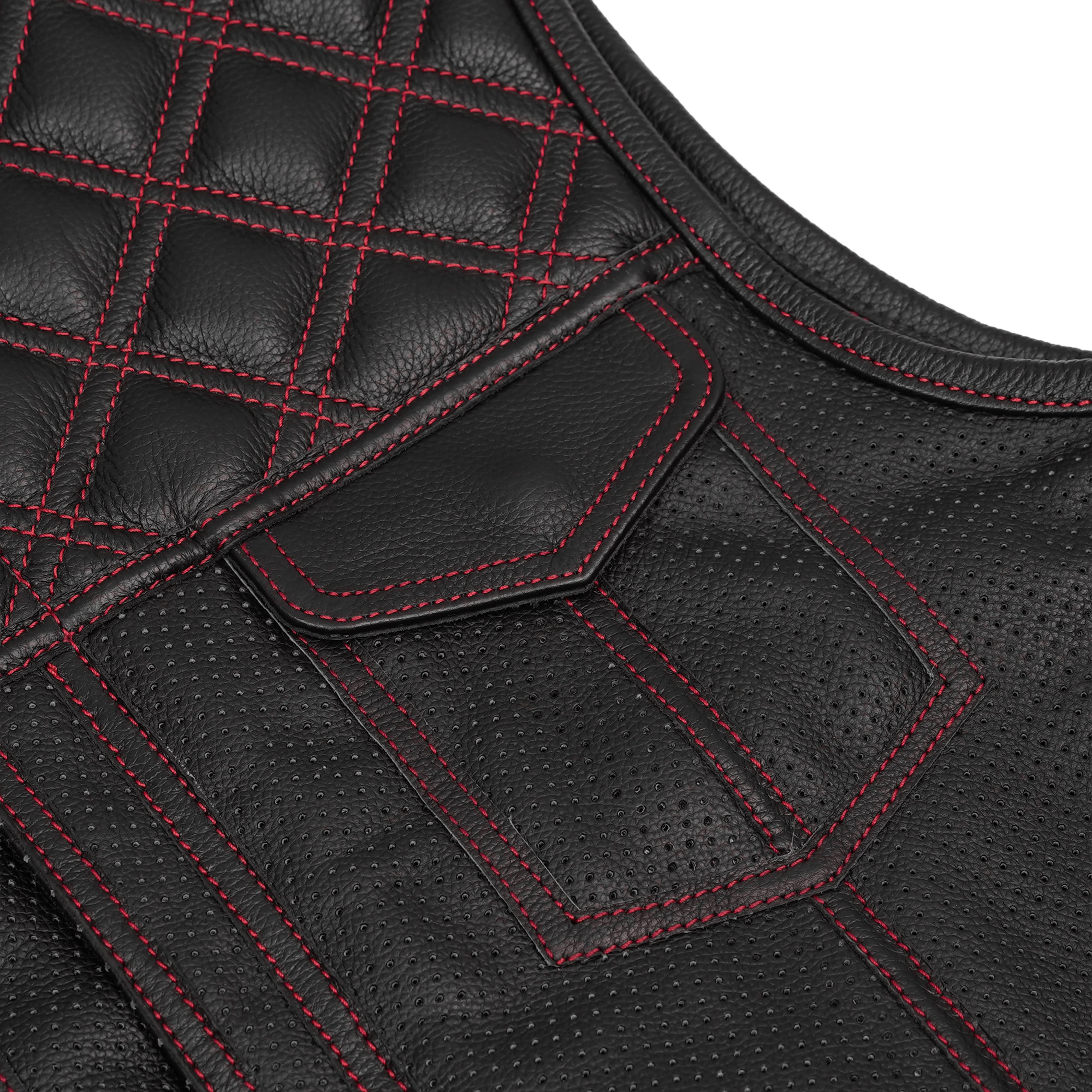 Canyonforge Men's Motorcycle Leather Vest
