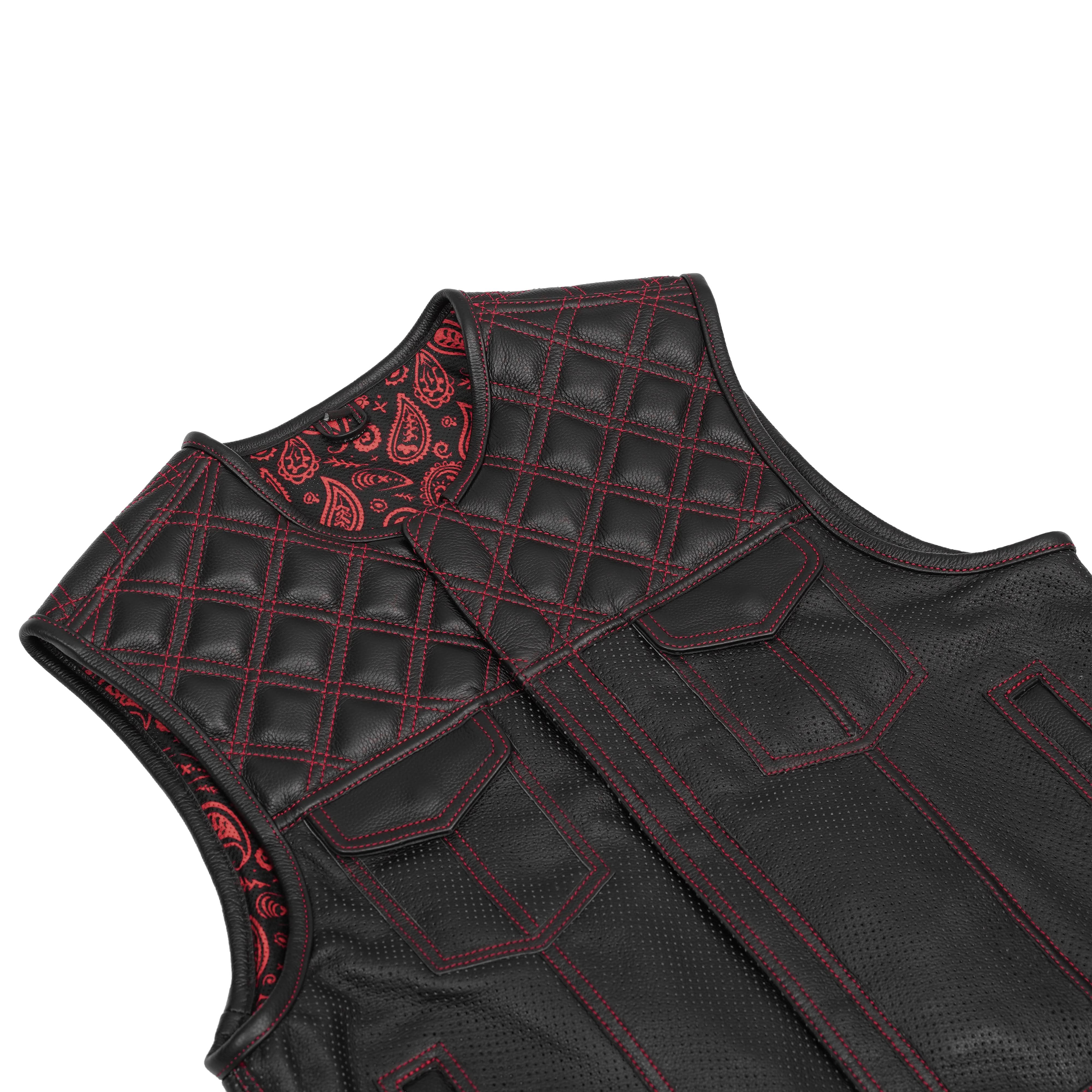 Canyonforge Men's Motorcycle Leather Vest