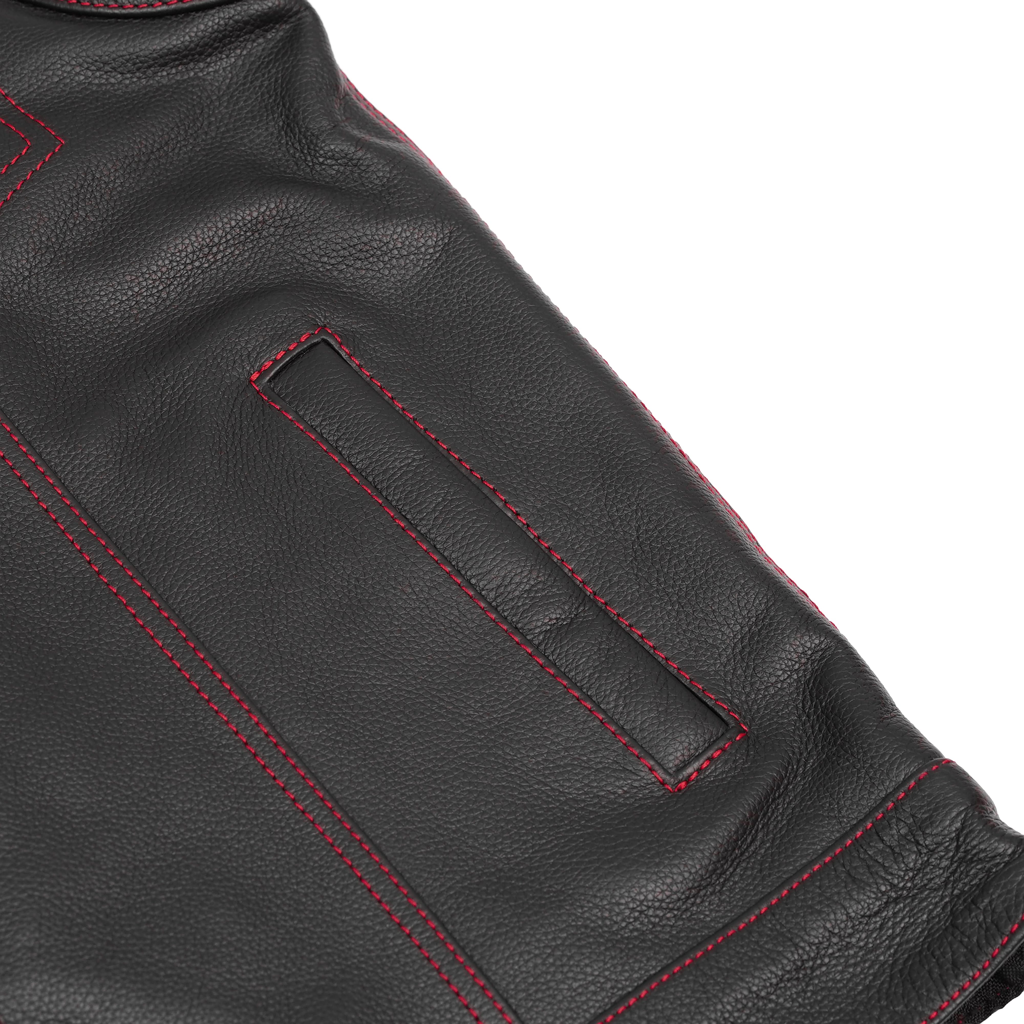 Firedust Men's Motorcycle Leather Vest