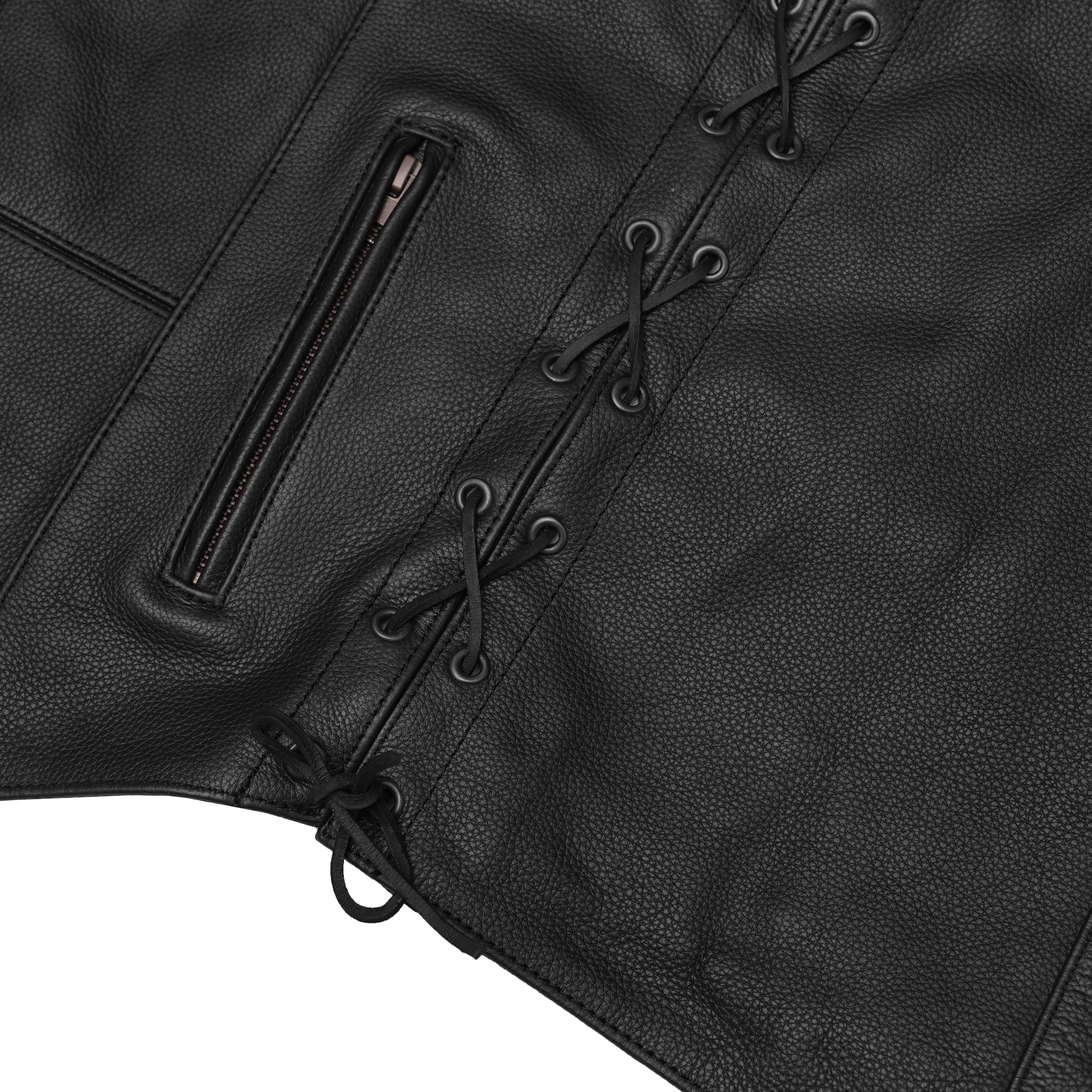 GearGuard™ Men's Utility Motorcycle Vest - Black