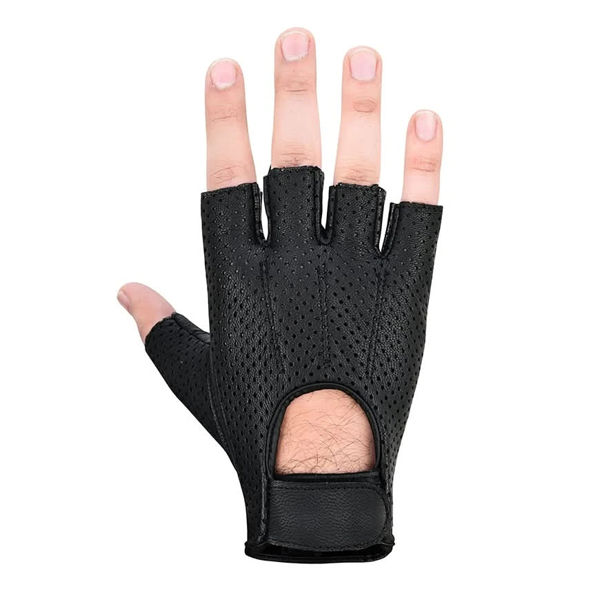 SwiftAir Men's leather Fingerless gloves Men's Fingerless Gloves Renegade Classics