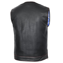 American Core™ Men's Leather Motorcycle Vest