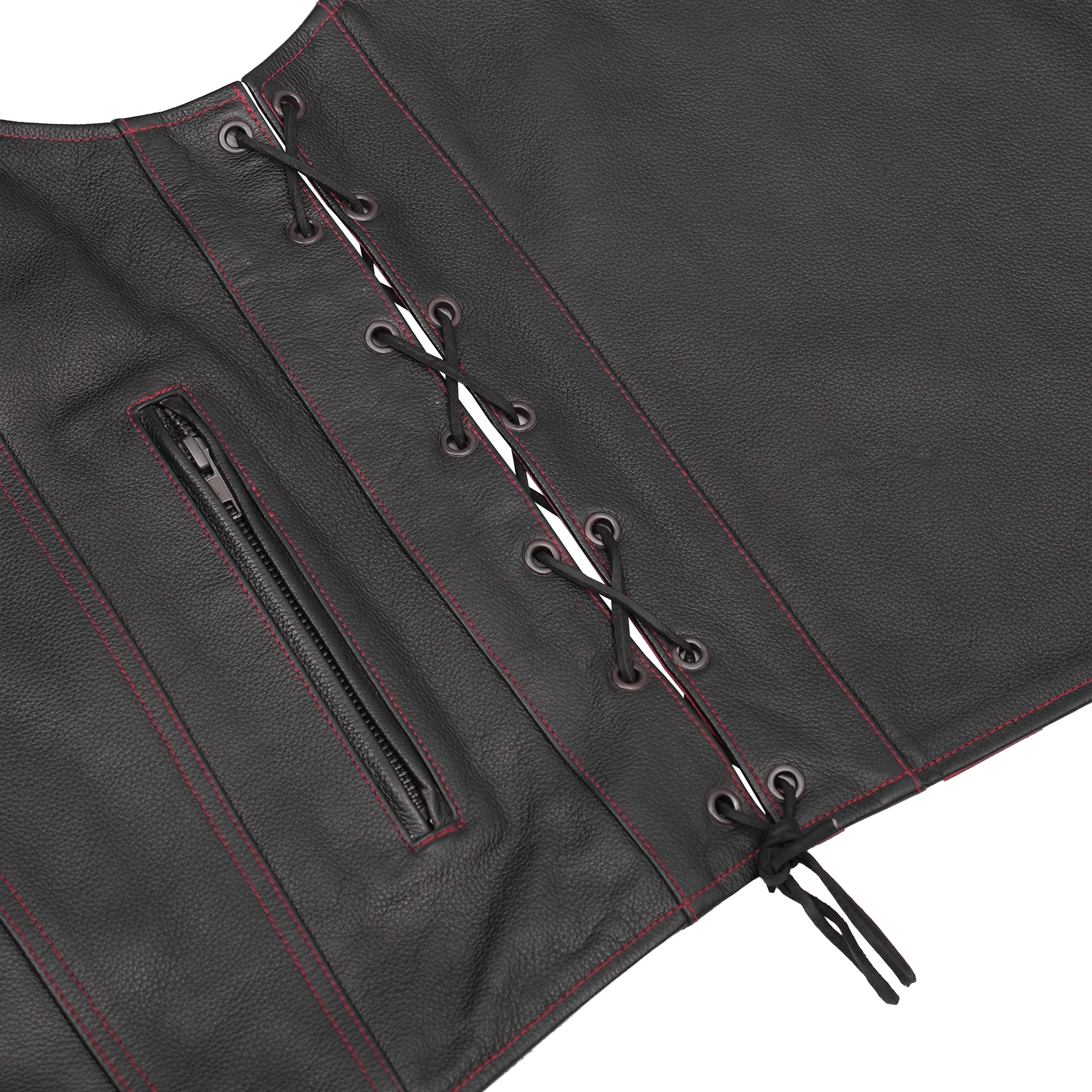 Tribute™ Mens Leather Motorcycle Vest