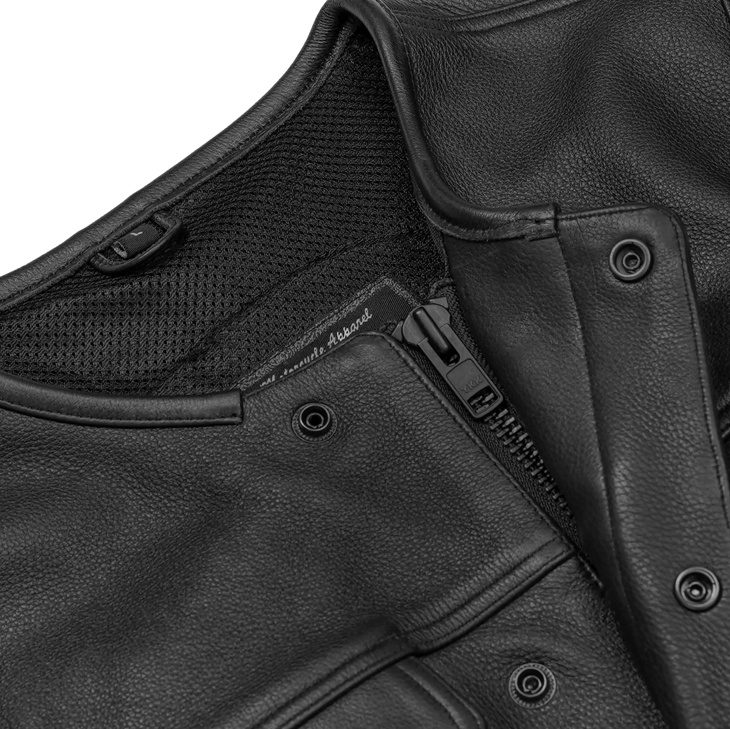 Target Lowcut Mens Leather Motorcycle Vest