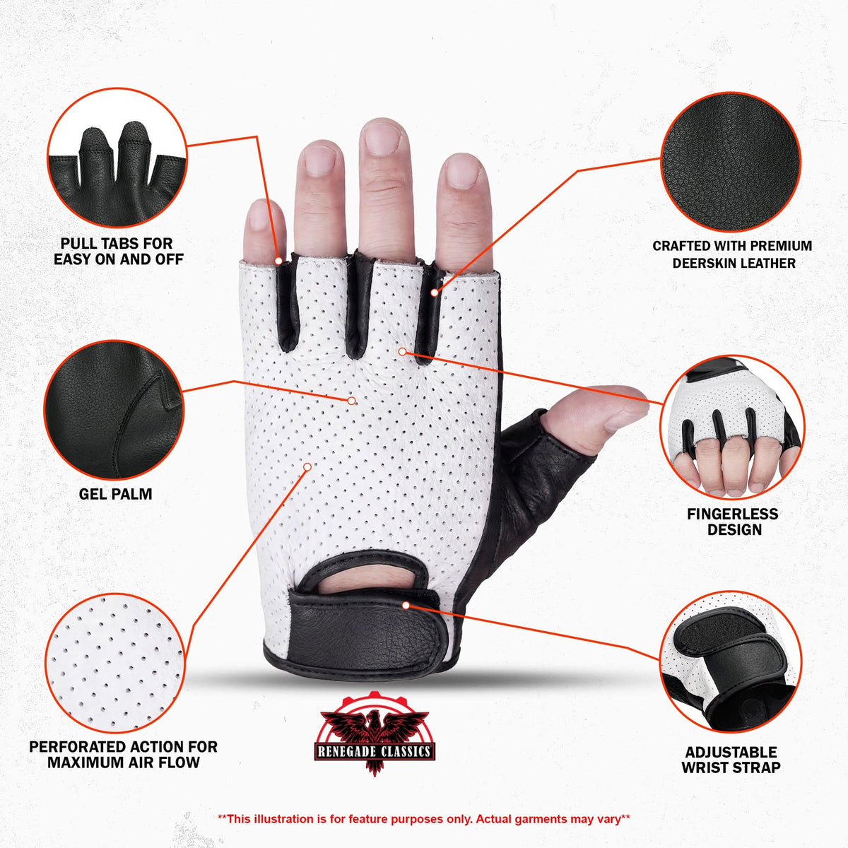 Ventex Men’s Fingerless Gloves
