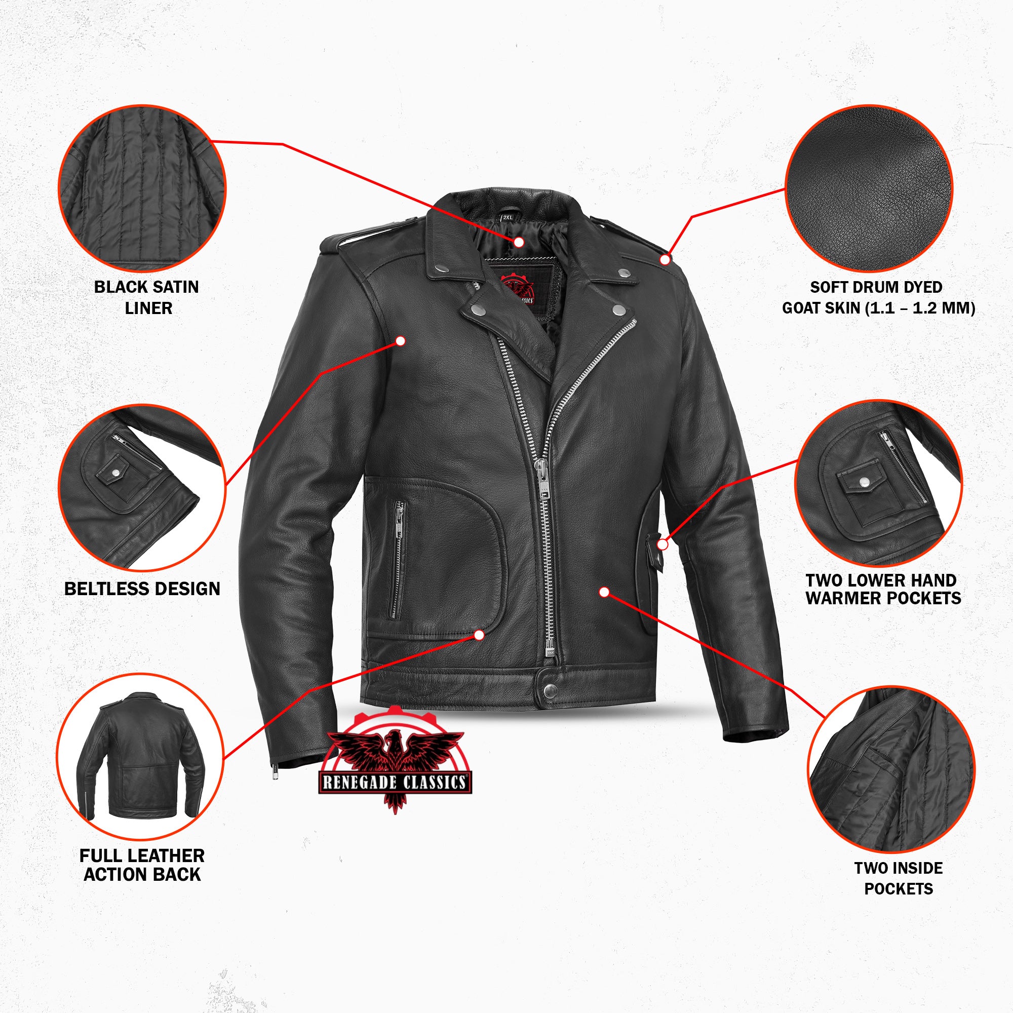 Kidkin kids leather jacket