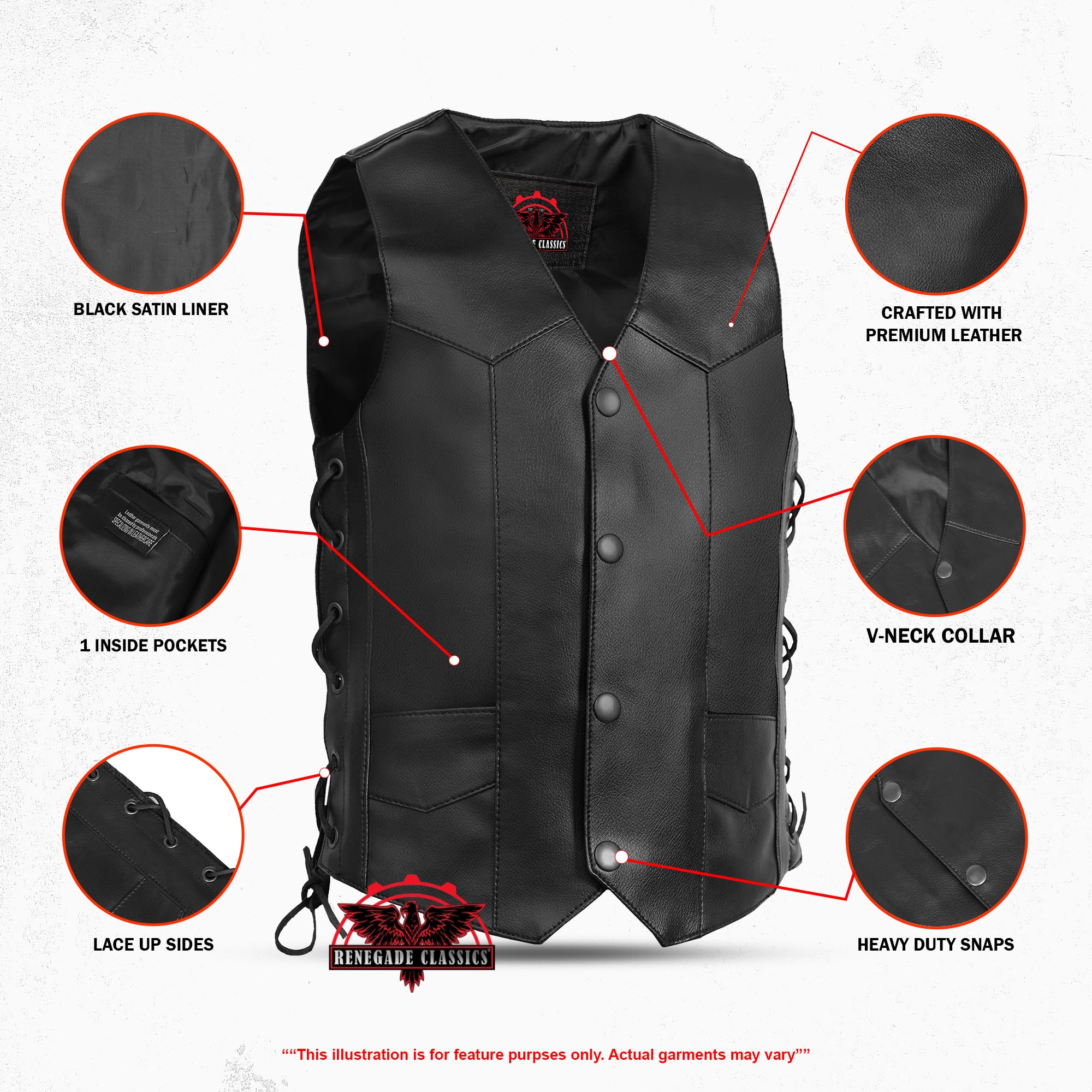 Aldo kids leather vest