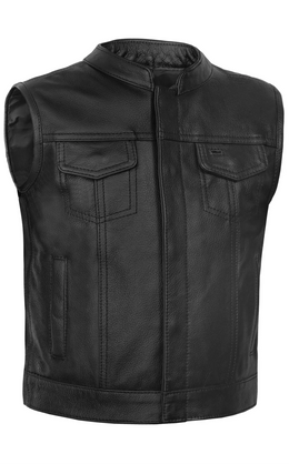 Street King Kids Motorcycle Leather Vest