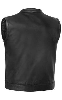 Street King Kids Motorcycle Leather Vest