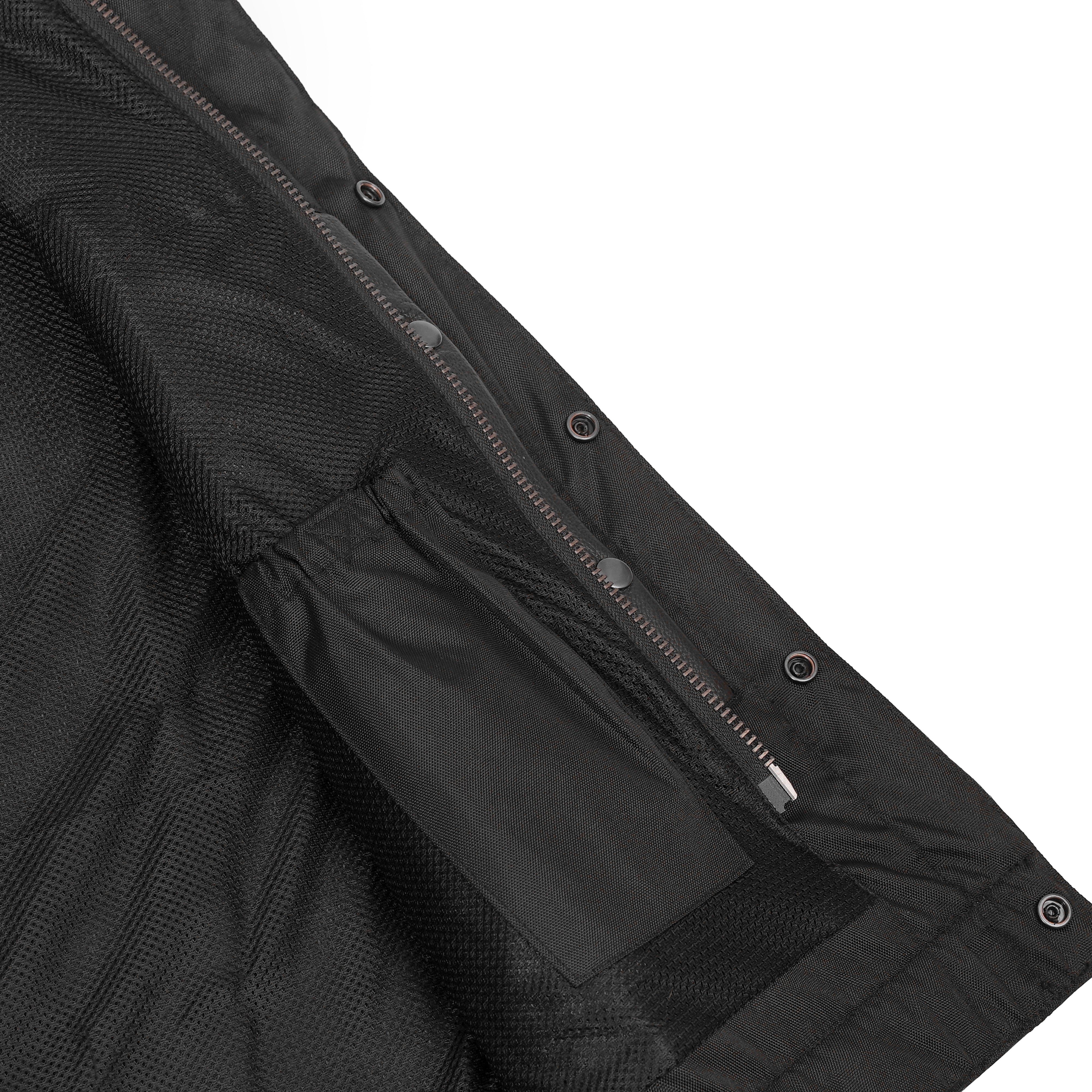 Cool Edge Mens Leather Motorcycle Vest
