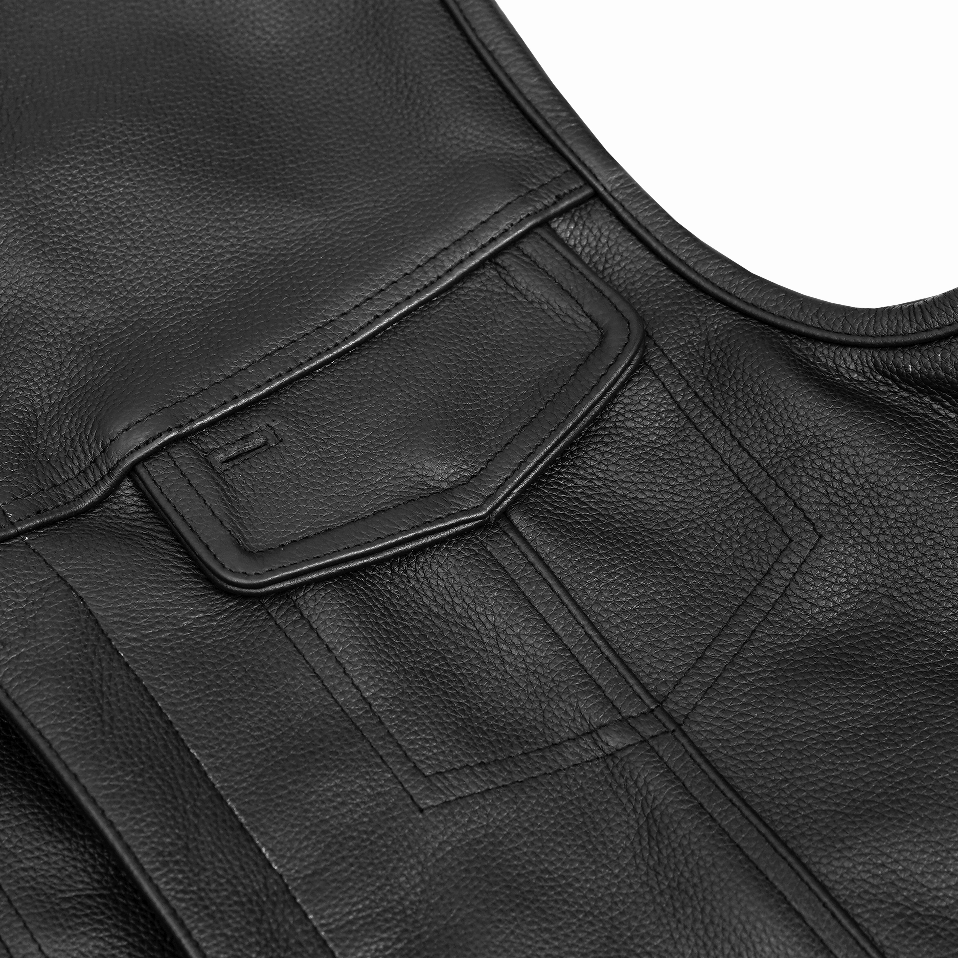 Renegade Classics Pick™ Black Motorcycle Vest