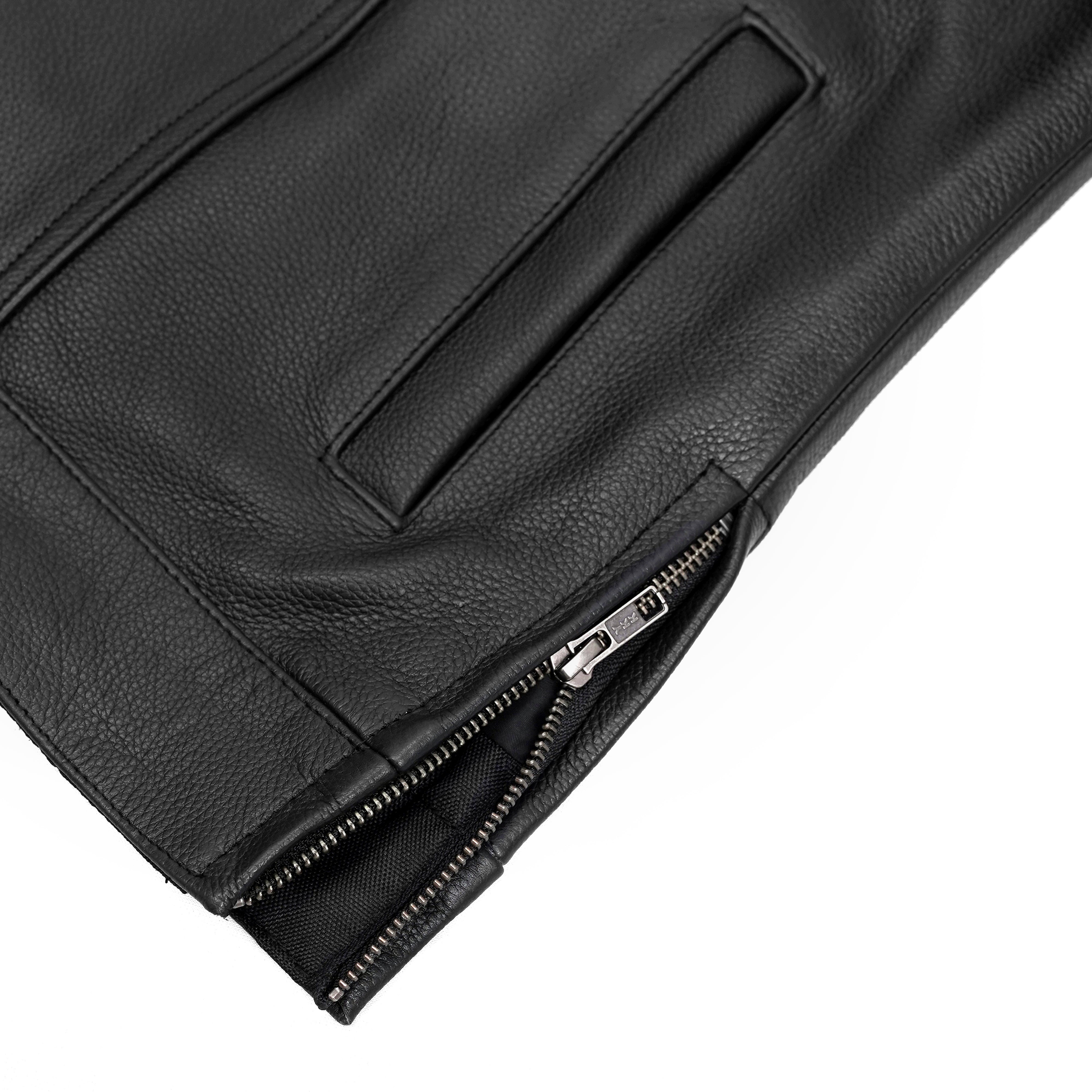 Renegade Classics Pick™ Black Motorcycle Vest