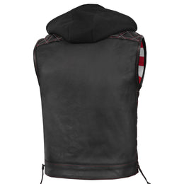 Highway Bound™ Mens Leather Motorcycle Vest
