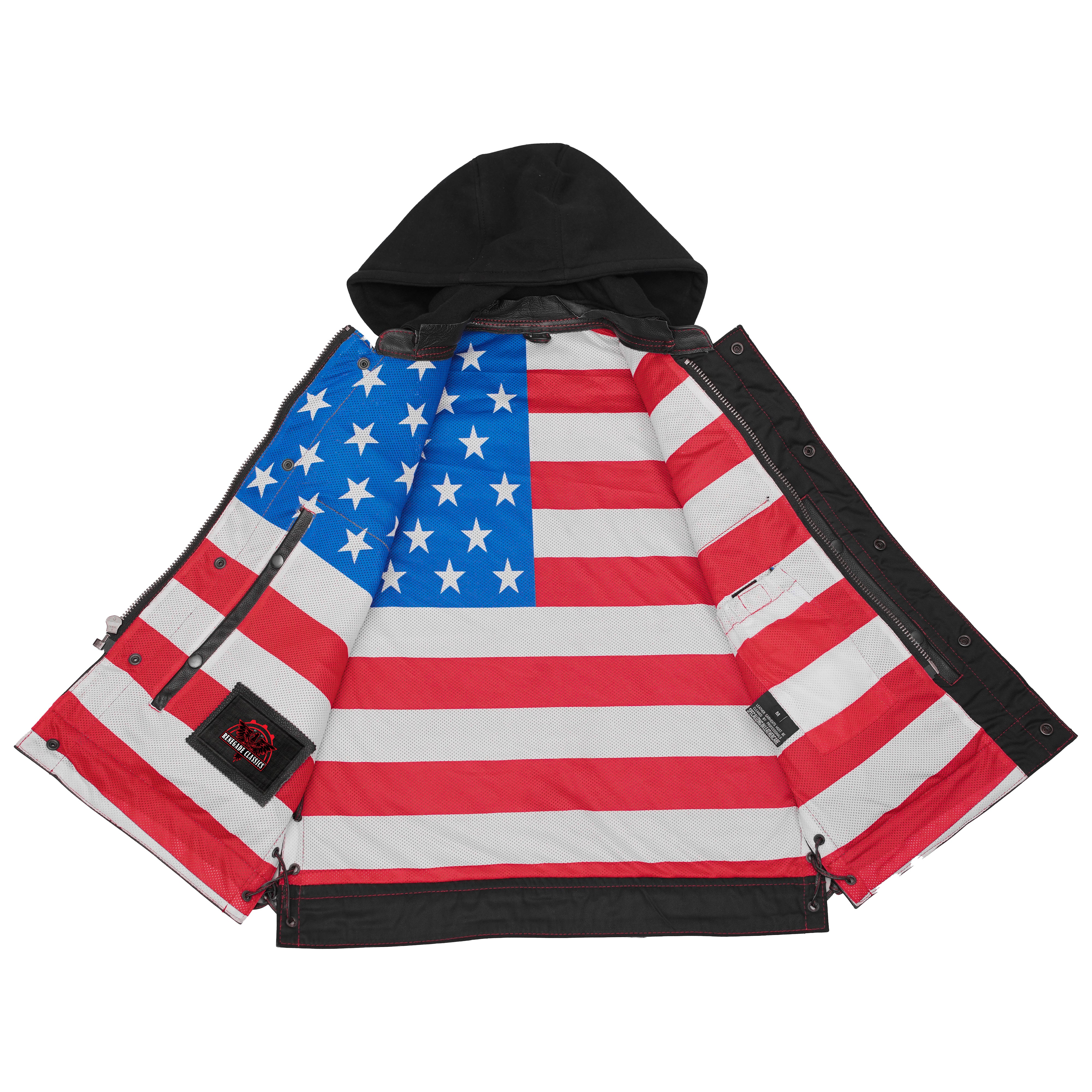 Highway Bound™ Mens Leather Motorcycle Vest