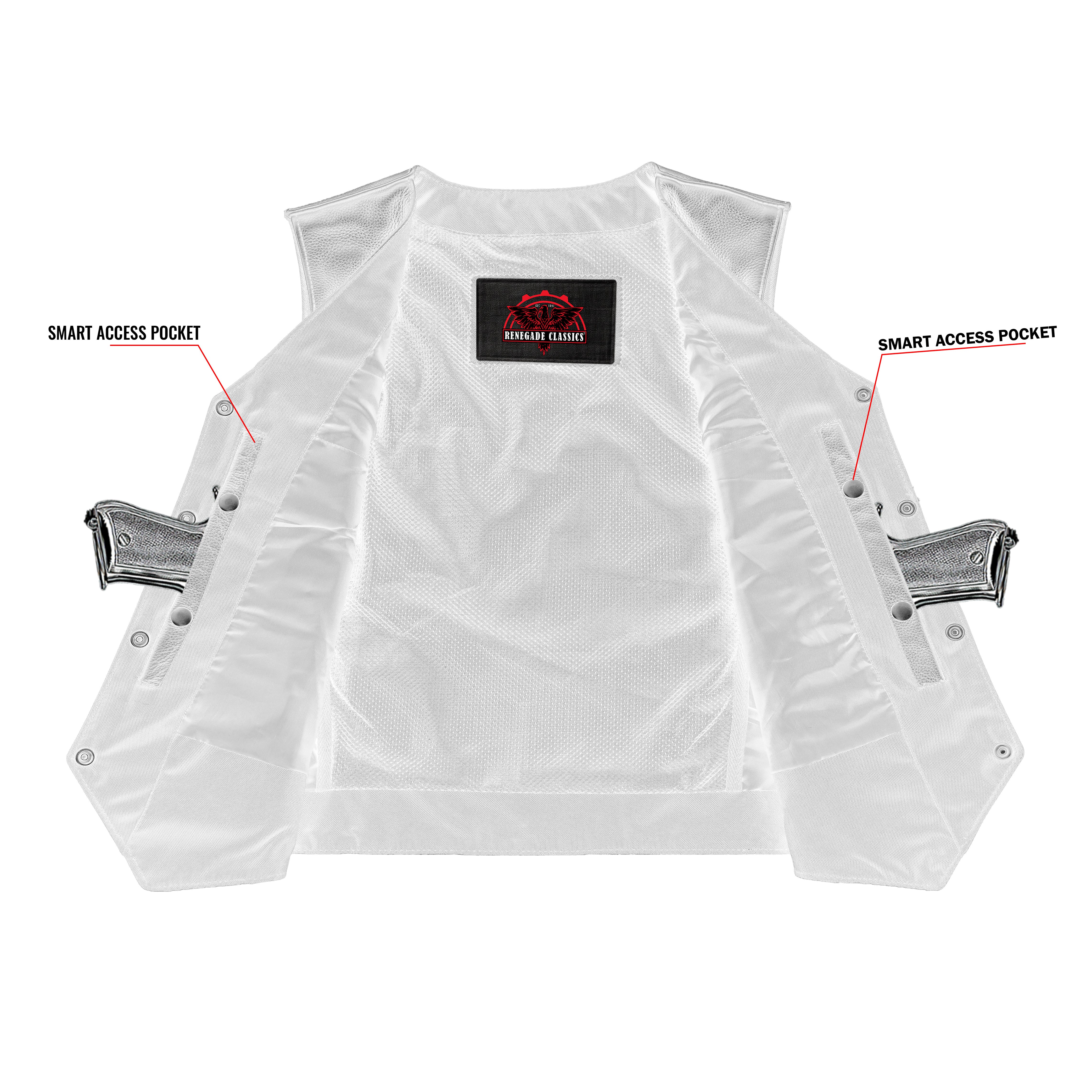 Wild Orchid™ Women's leather motorcycle vest