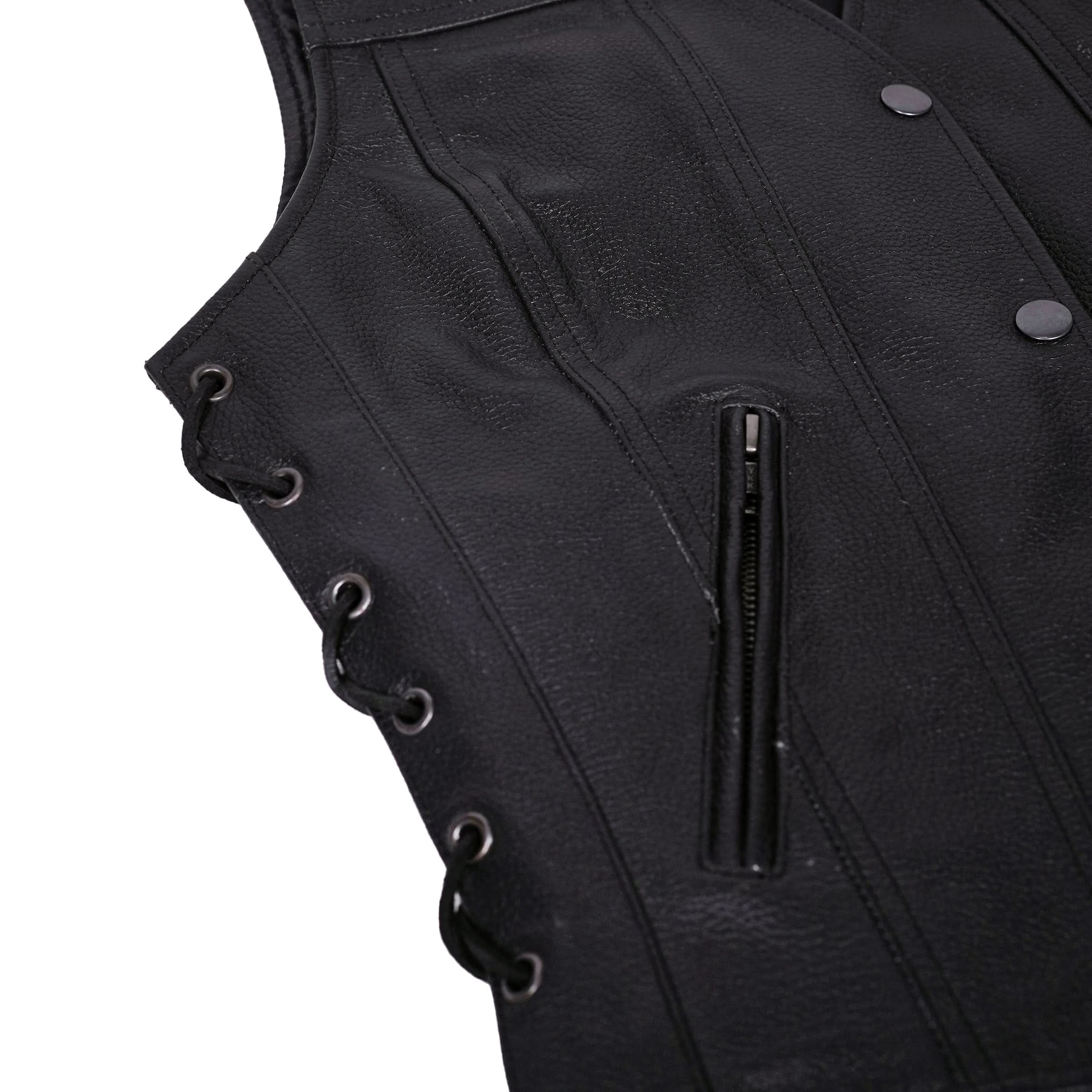 Aura Blaze™ Women's leather motorcycle vest