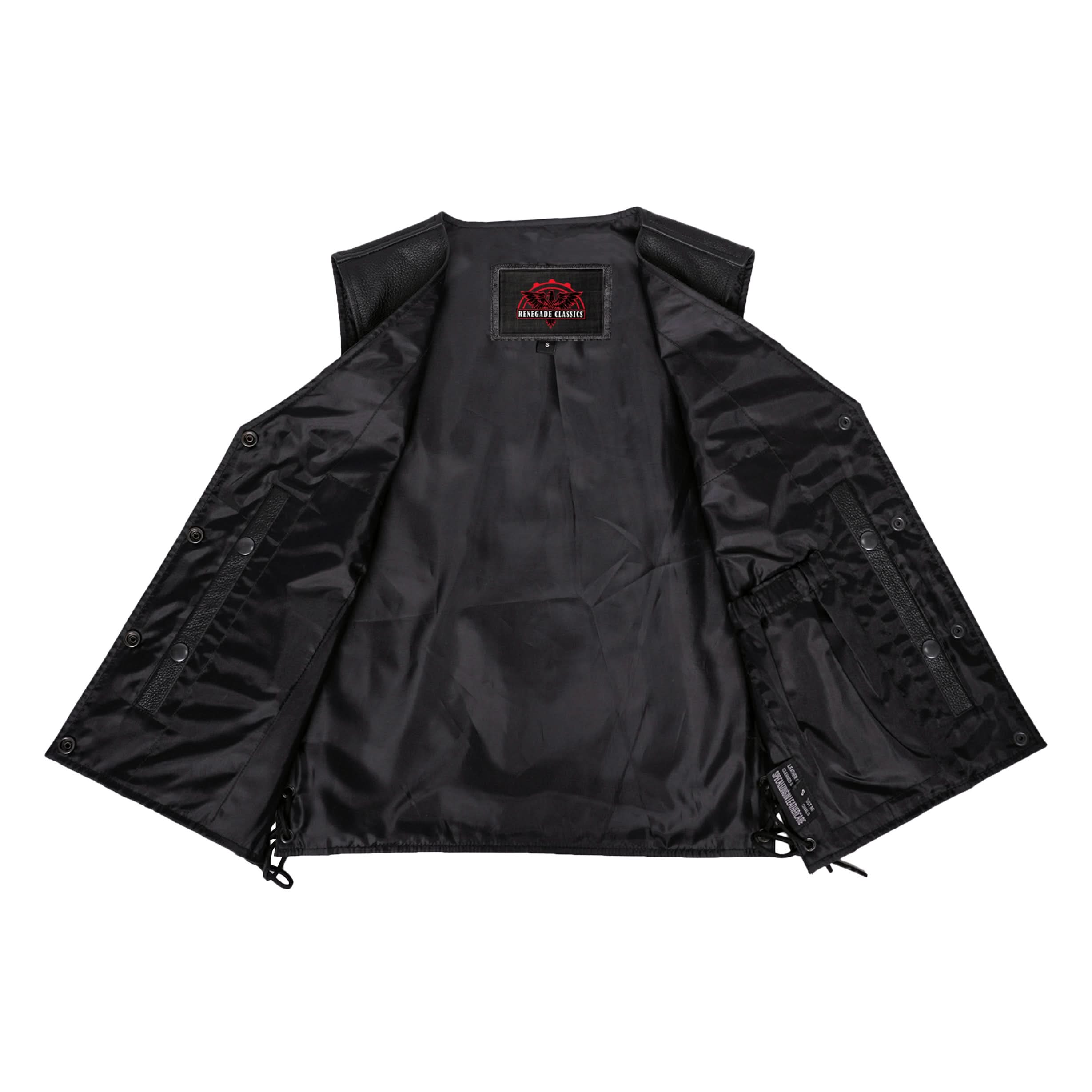 Aura Blaze™ Women's leather motorcycle vest