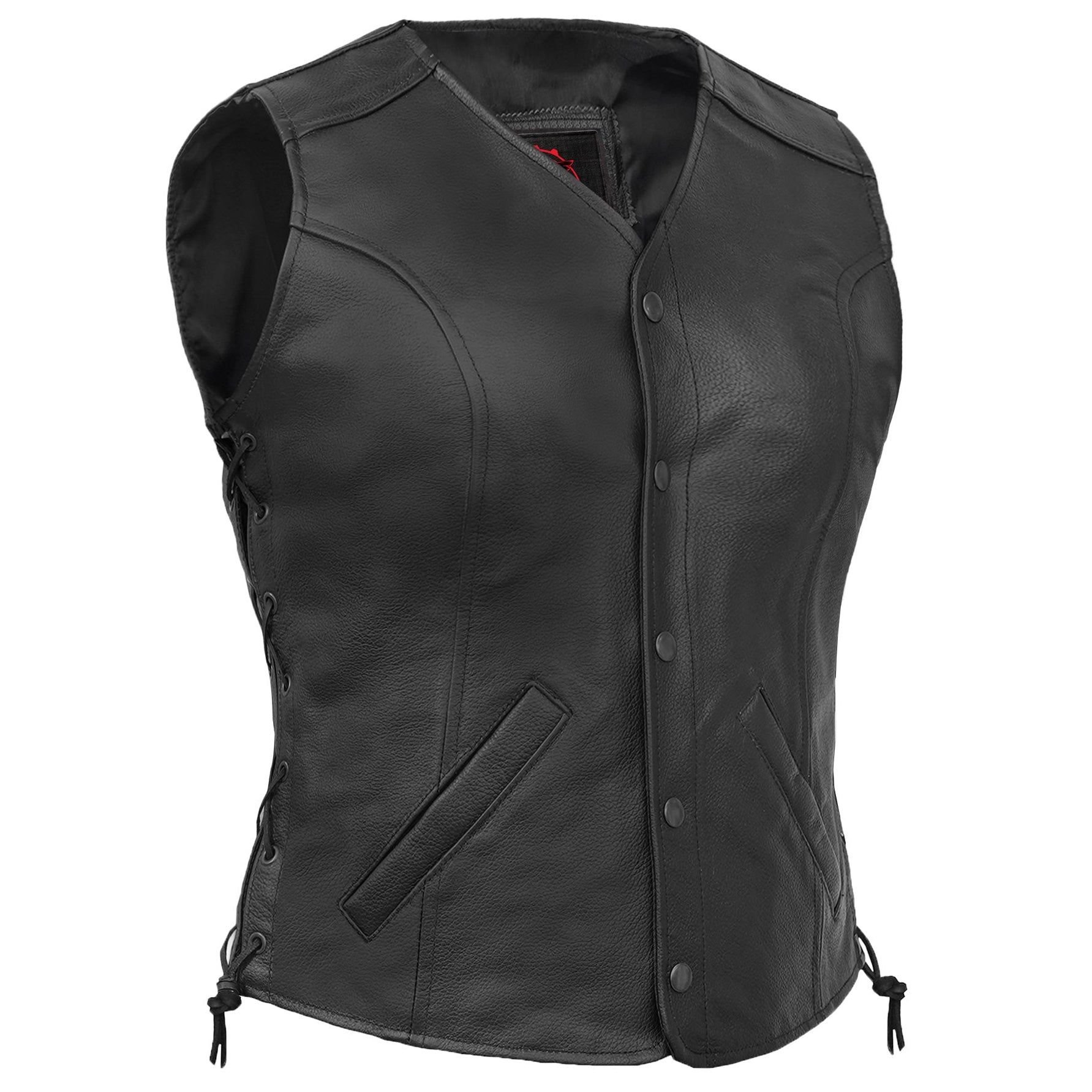Clara™ Women's leather motorcycle vest