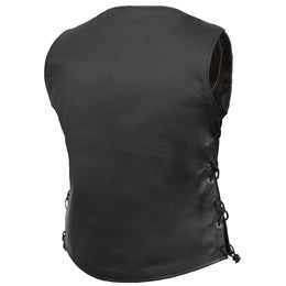 Clara™ Womens Leather Motorcycle Vest