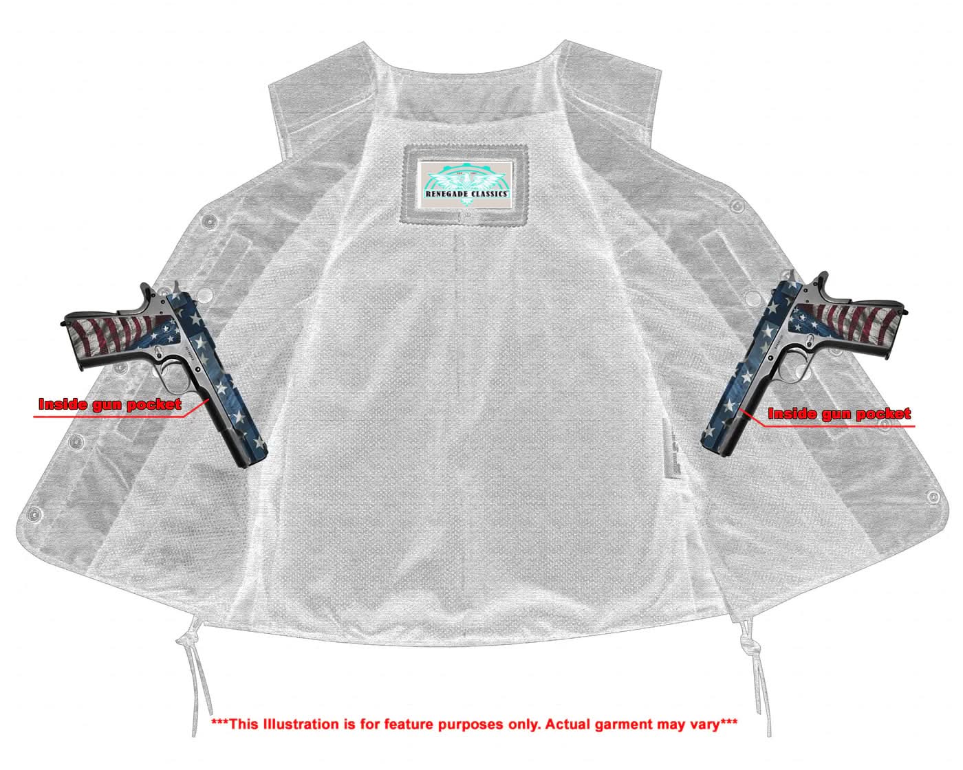 Eelskin™ Women's leather motorcycle vest