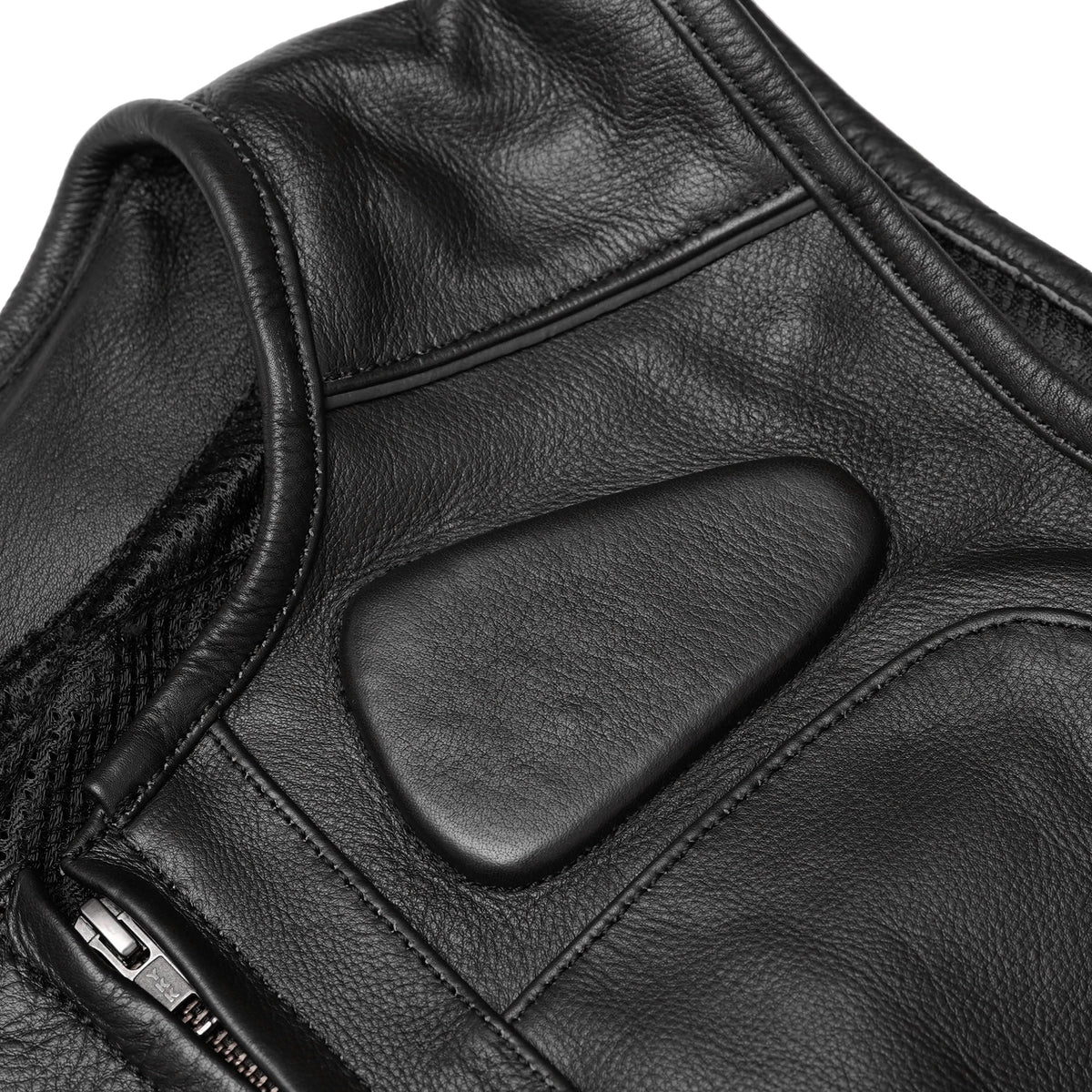 Cronan Women’s Leather Motorcycle Vest