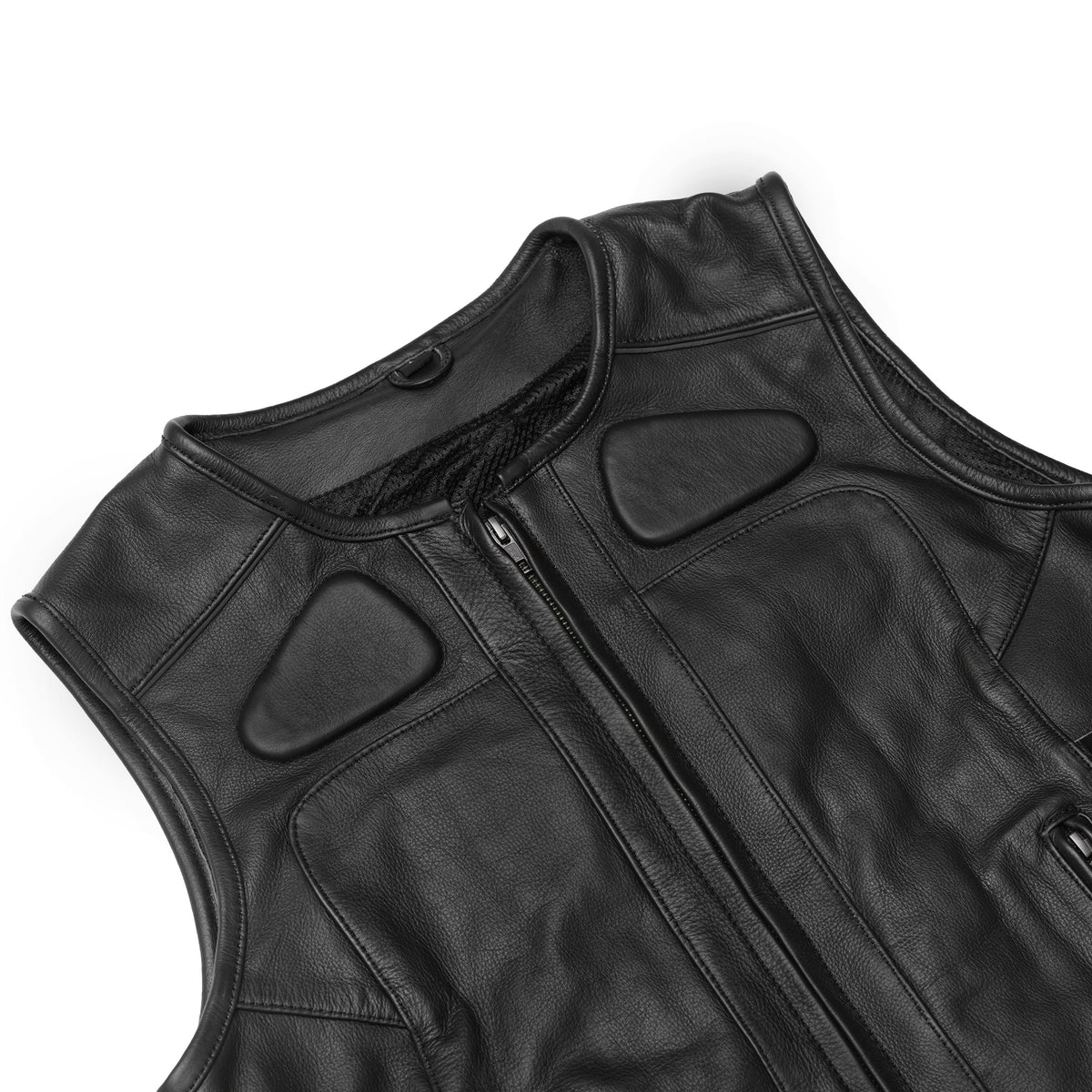 Cronan Women’s Leather Motorcycle Vest