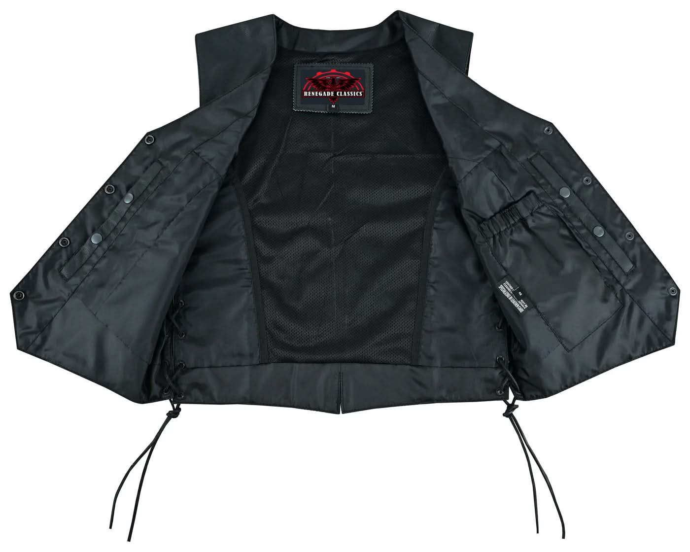 Ovanna™ Women's leather motorcycle vest