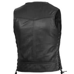 Zellis™ Women's leather motorcycle vest