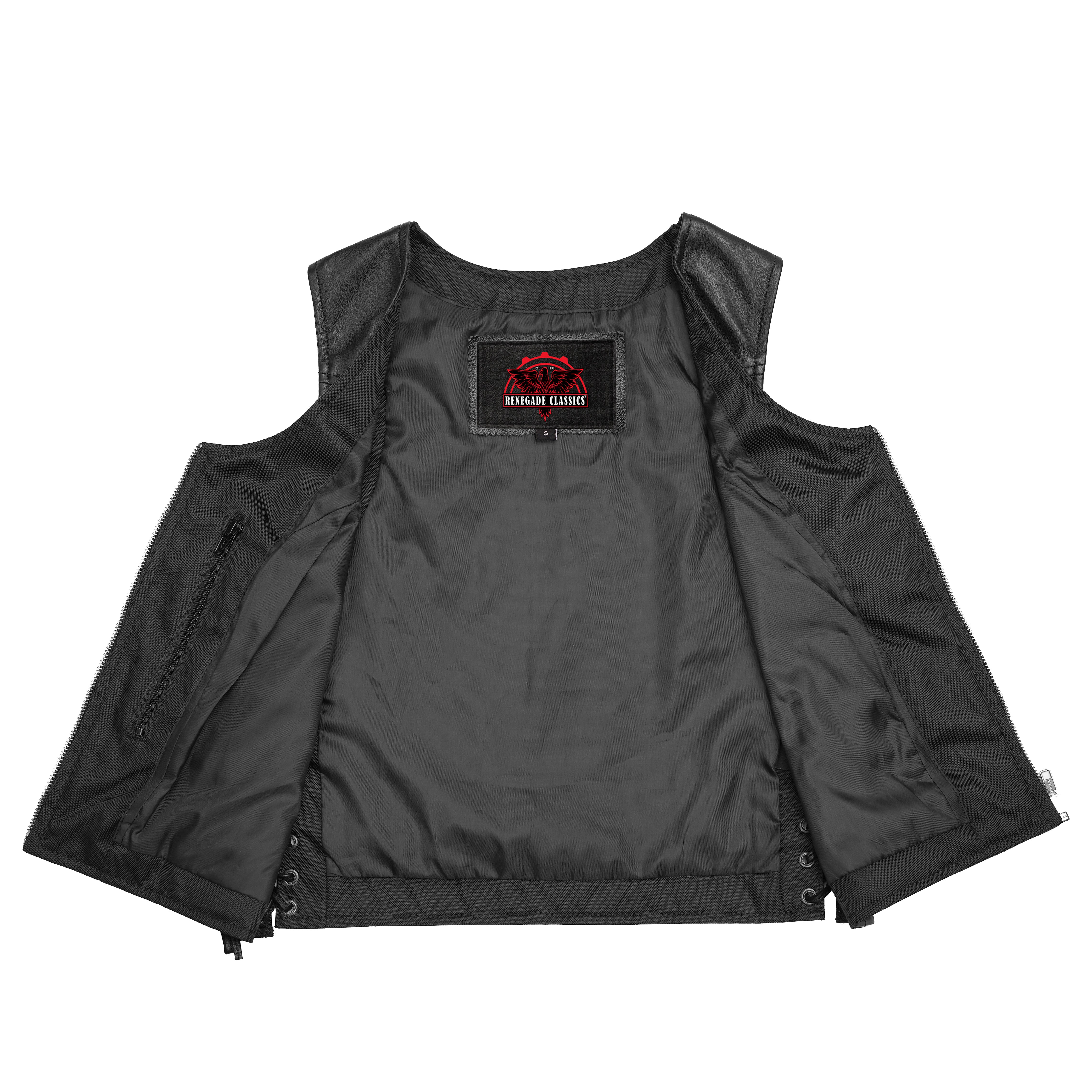 Zellis™ Women's leather motorcycle vest