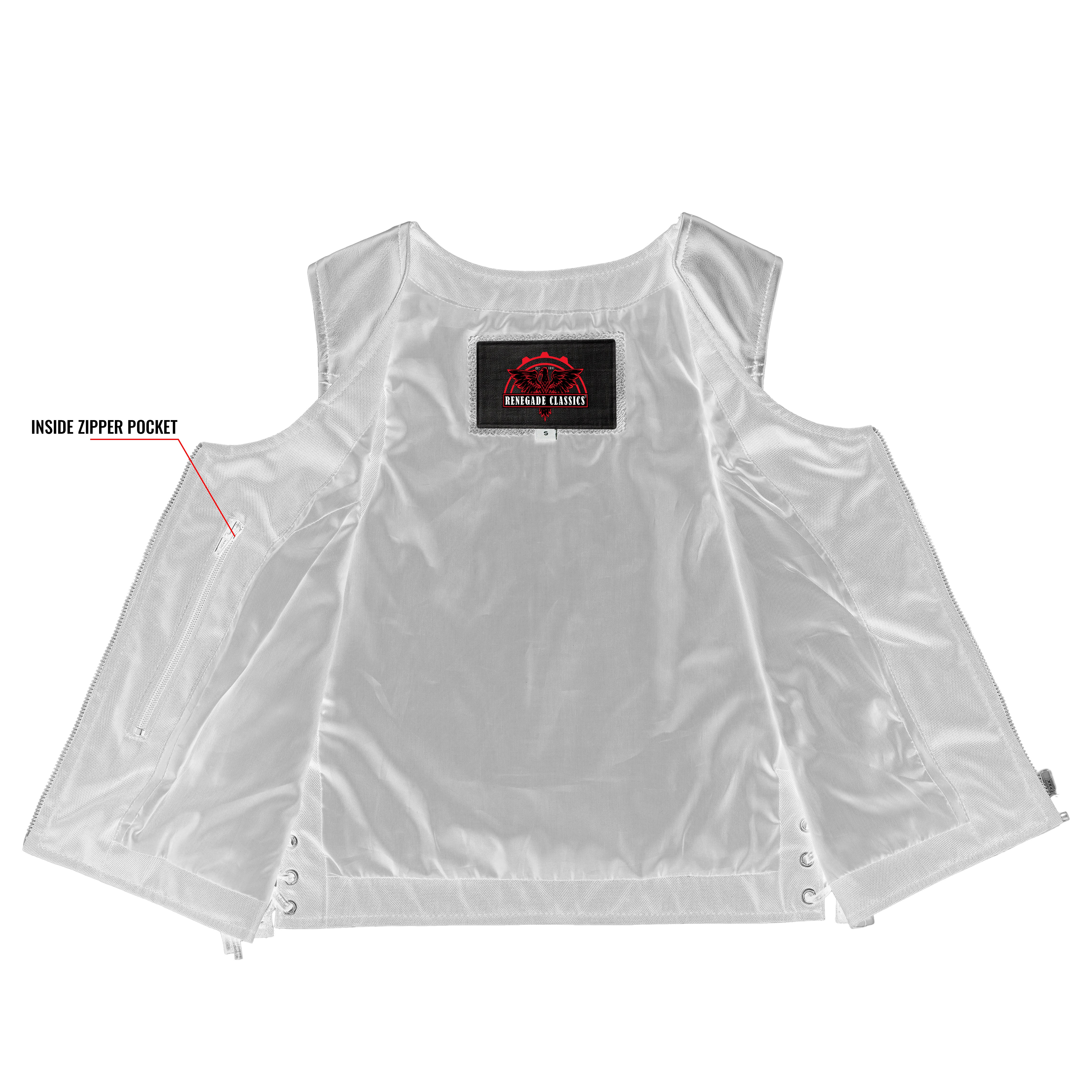 Zellis™ Women's leather motorcycle vest