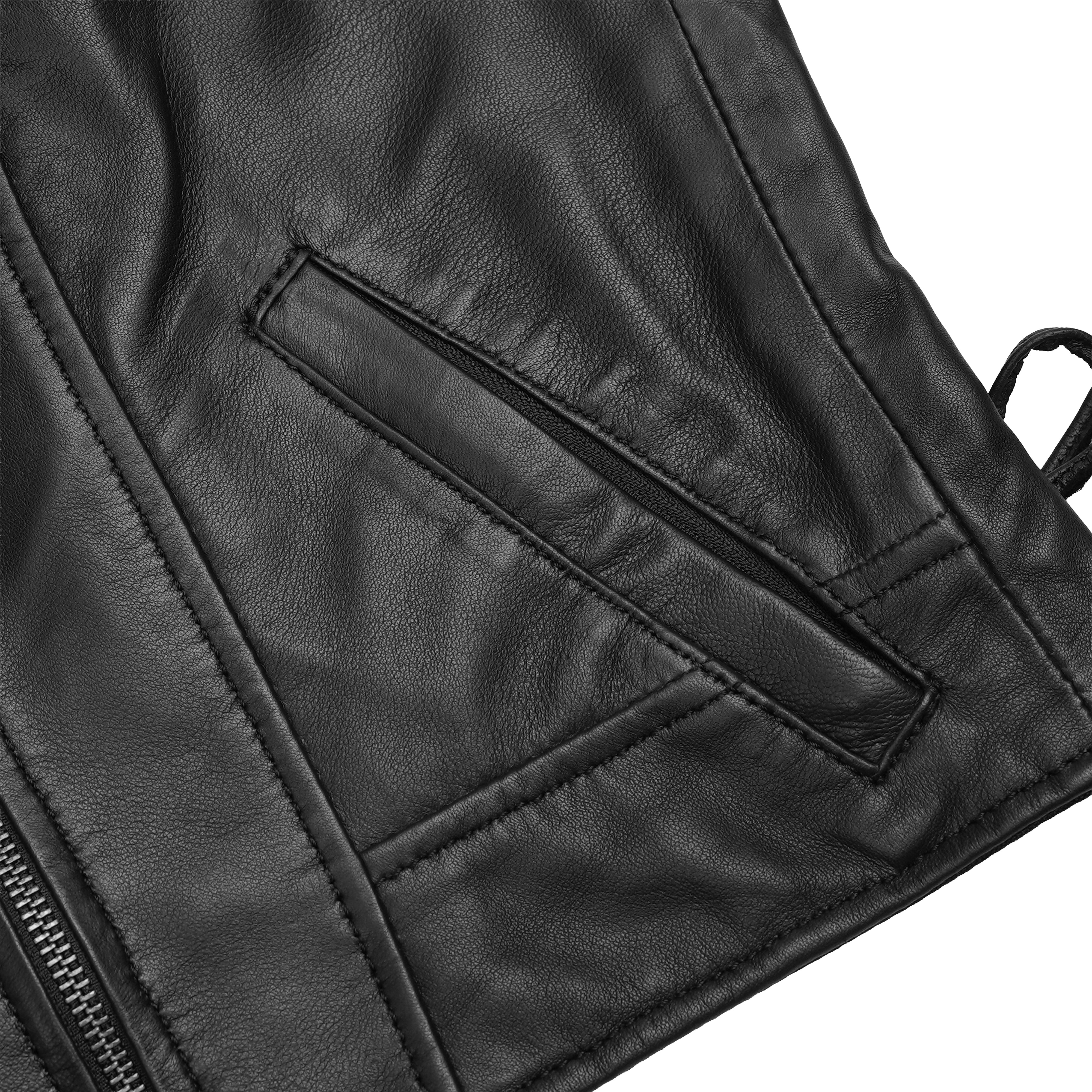 Zellis™ Women's leather motorcycle vest