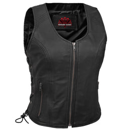 Everess™ Women's leather motorcycle vest