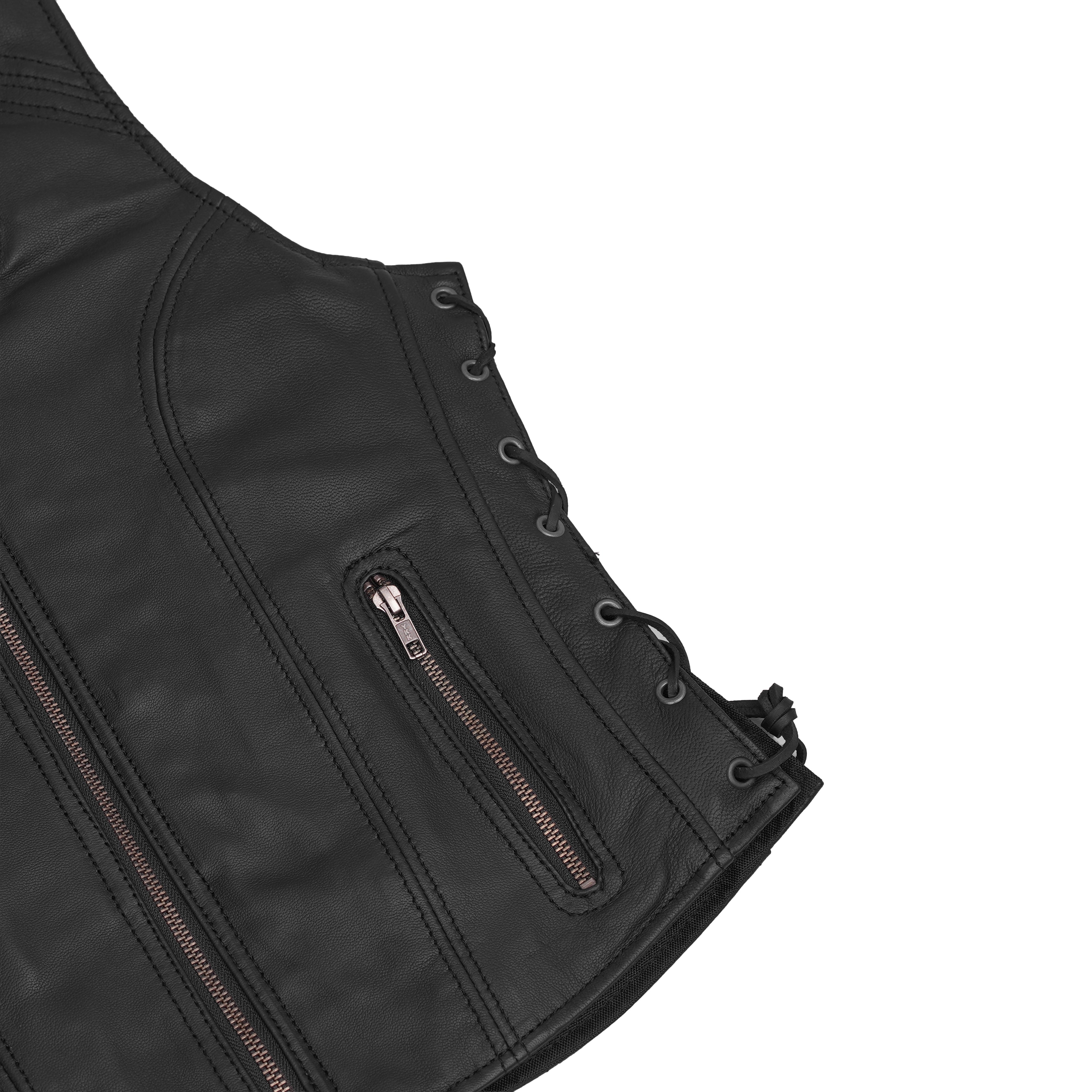 Everess™ Women's leather motorcycle vest
