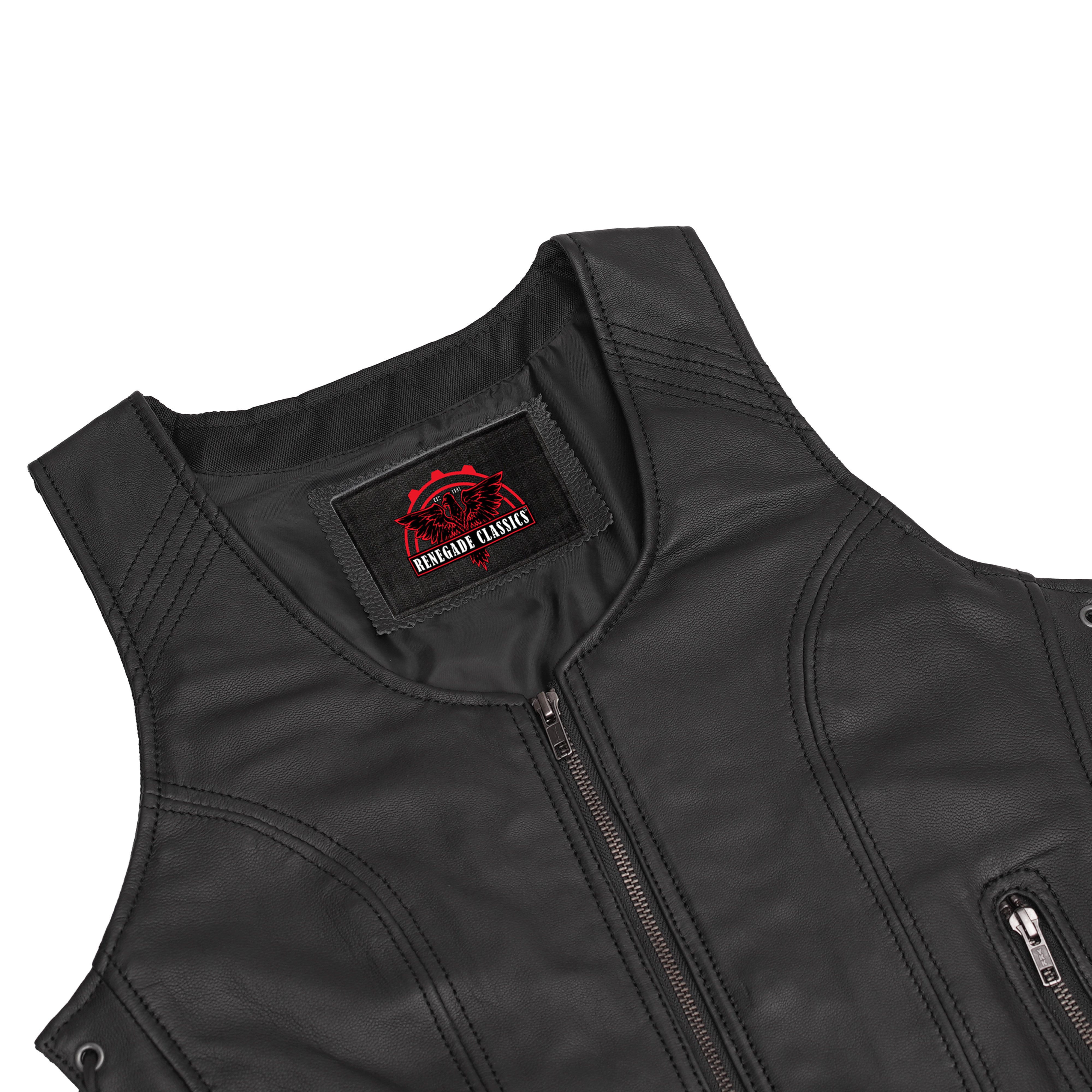 Everess™ Women's leather motorcycle vest