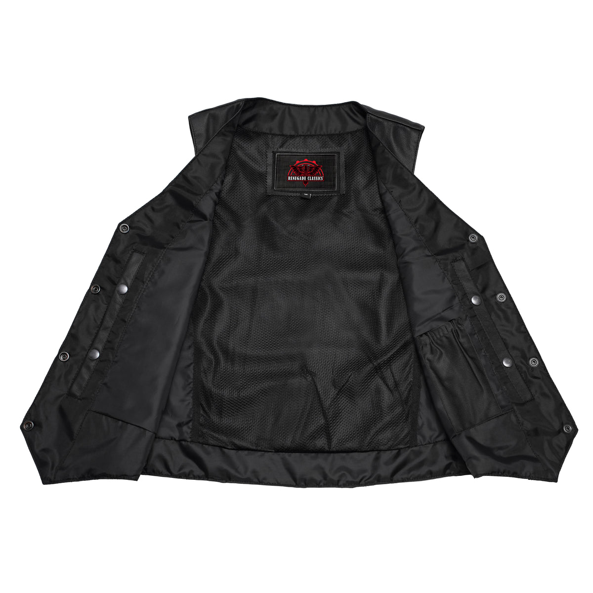 Volto™ Womens Leather Motorcycle Vest