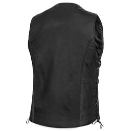 Aemor™ Women's Leather Motorcycle Vest