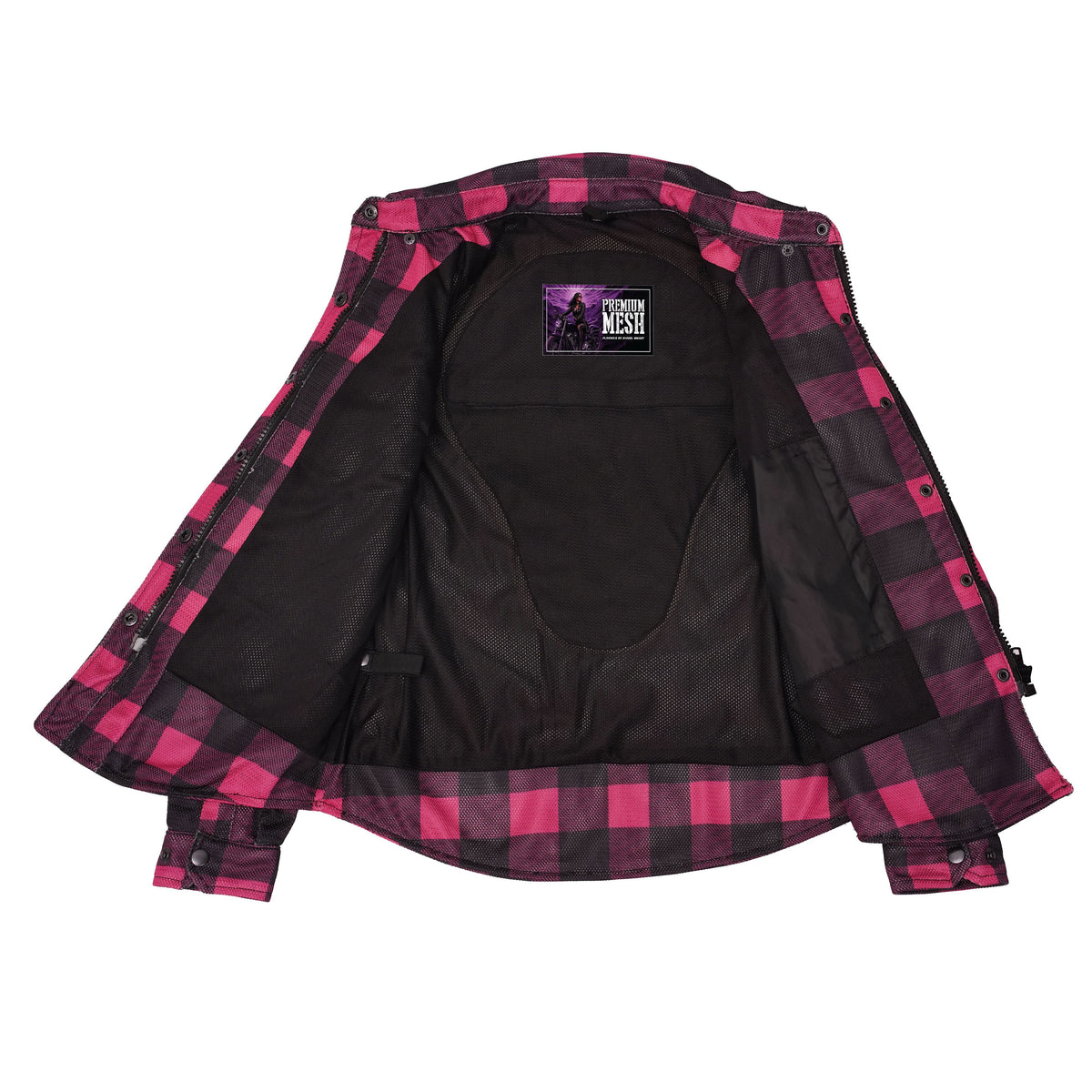 Celina Women’s Mesh Flannel Riding Shirt