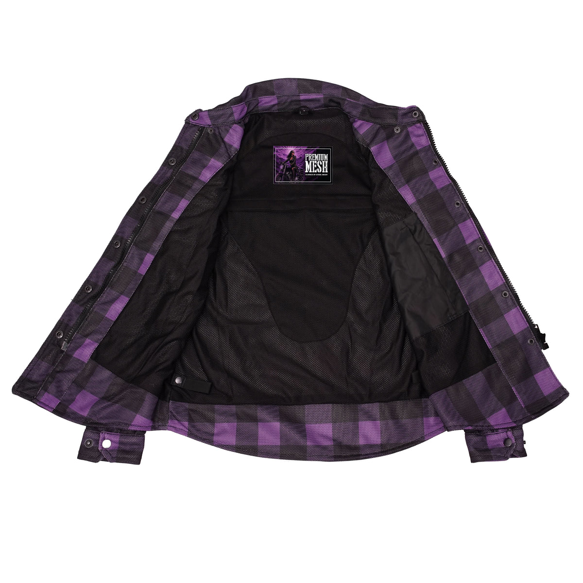 Celina Women’s Mesh Flannel Riding Shirt