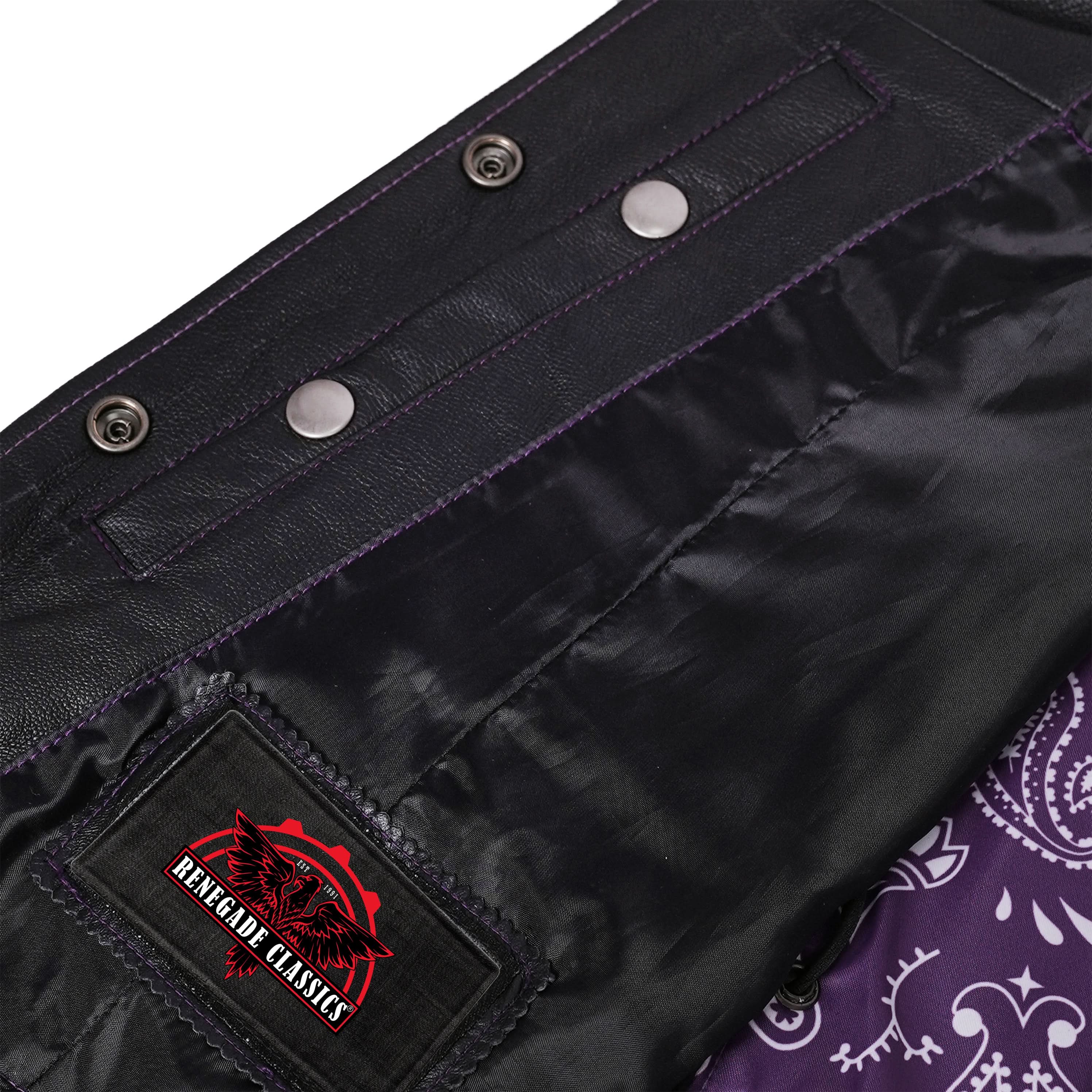 Calypsa™ Women's leather motorcycle vest