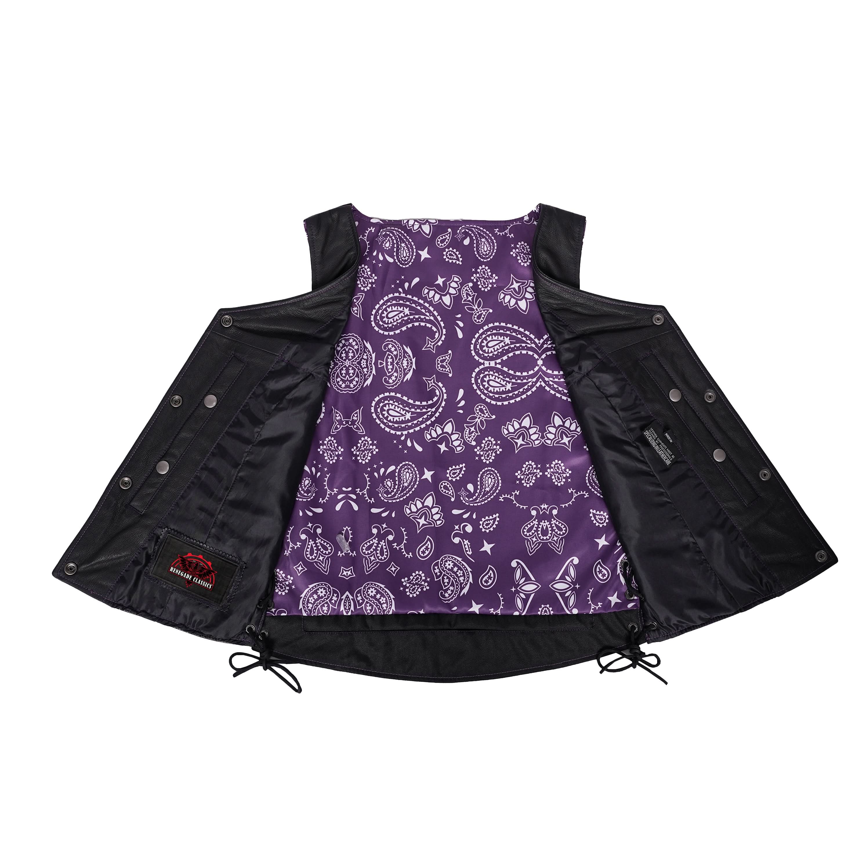 Calypsa™ Women's leather motorcycle vest
