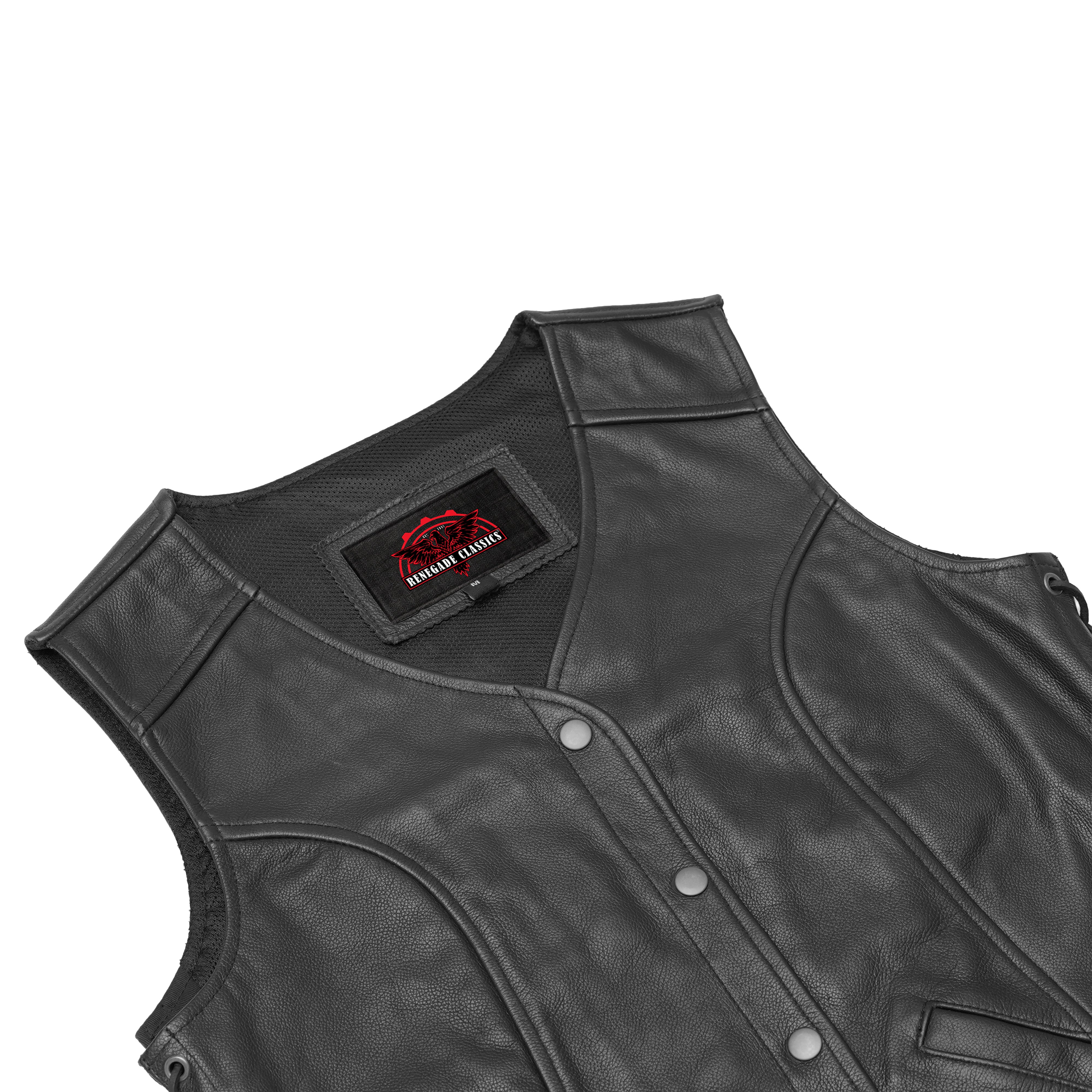 Elevas™ Women's Leather Motorcycle Vest