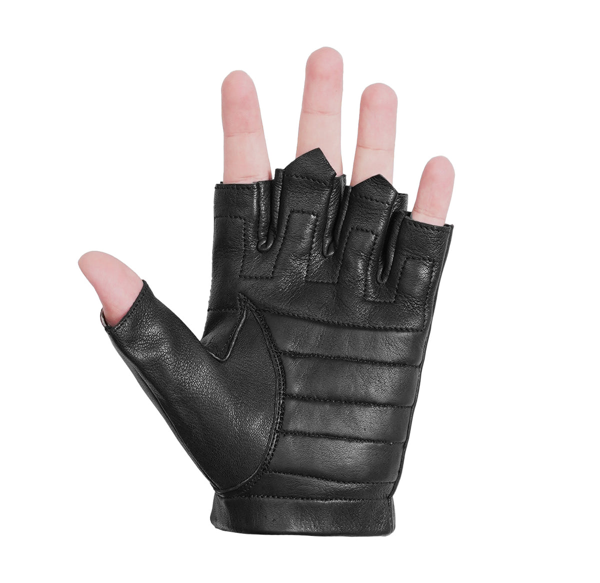 HunterTouch™  Men's  leather Fingerless gloves